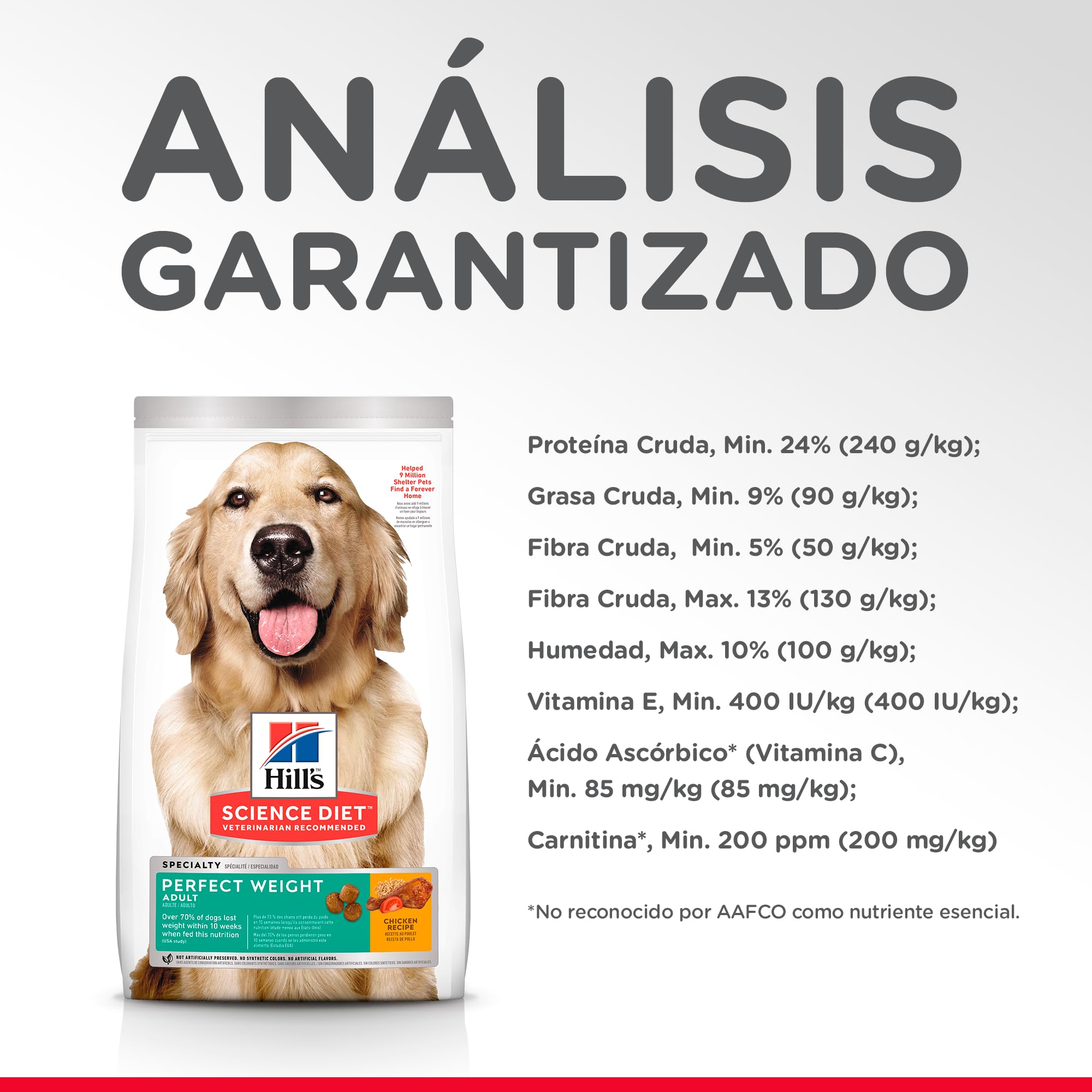 Foto 5 | Alimento Para Perros Hill's Science Diet, Peso Perfecto Para Adultos De 1 A 6 Años, 11,3 Kg - Venta Internacional.