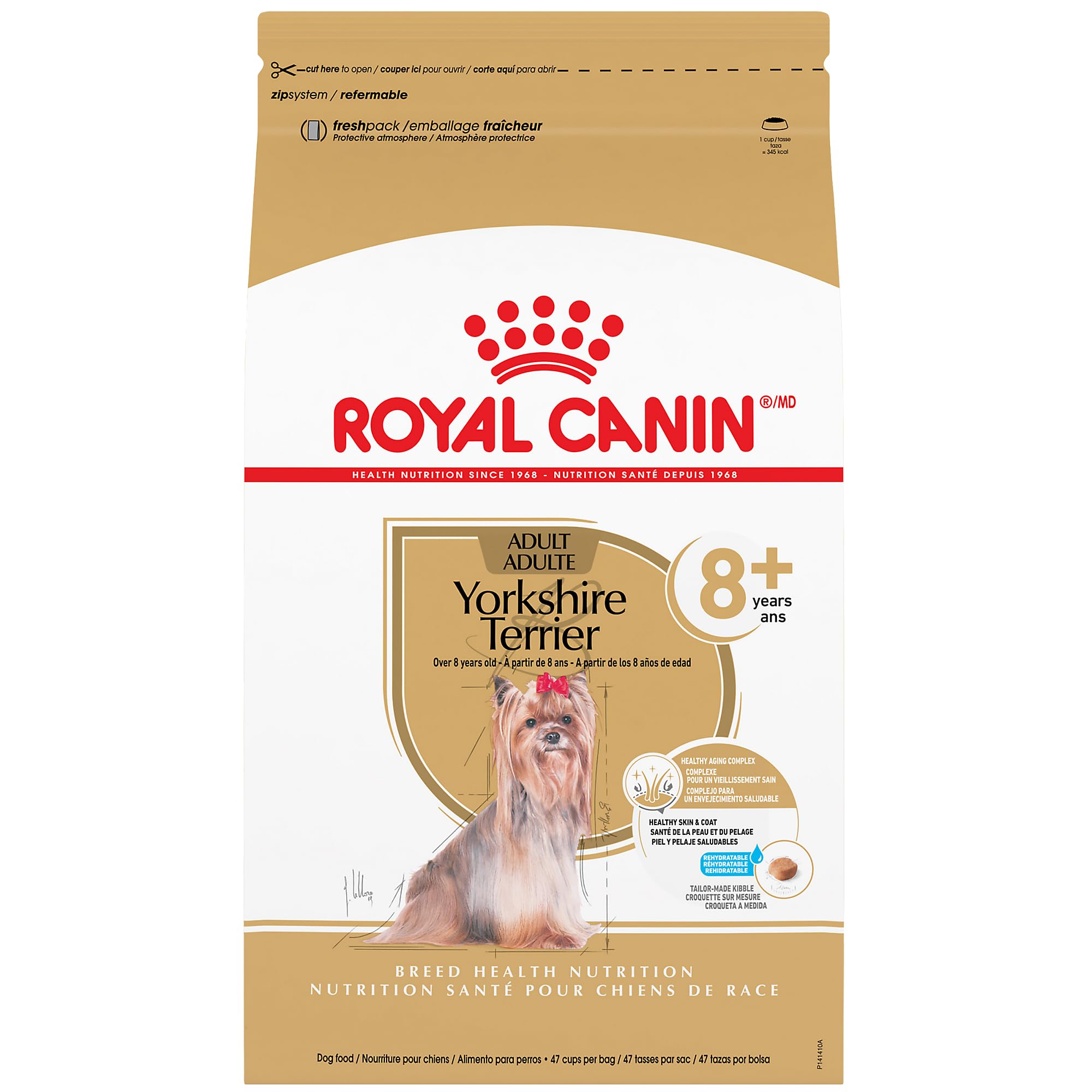 Alimento Seco Para Perros Royal Canin Yorkshire Terrier Adulto 8+ 2 Kg - Venta Internacional.