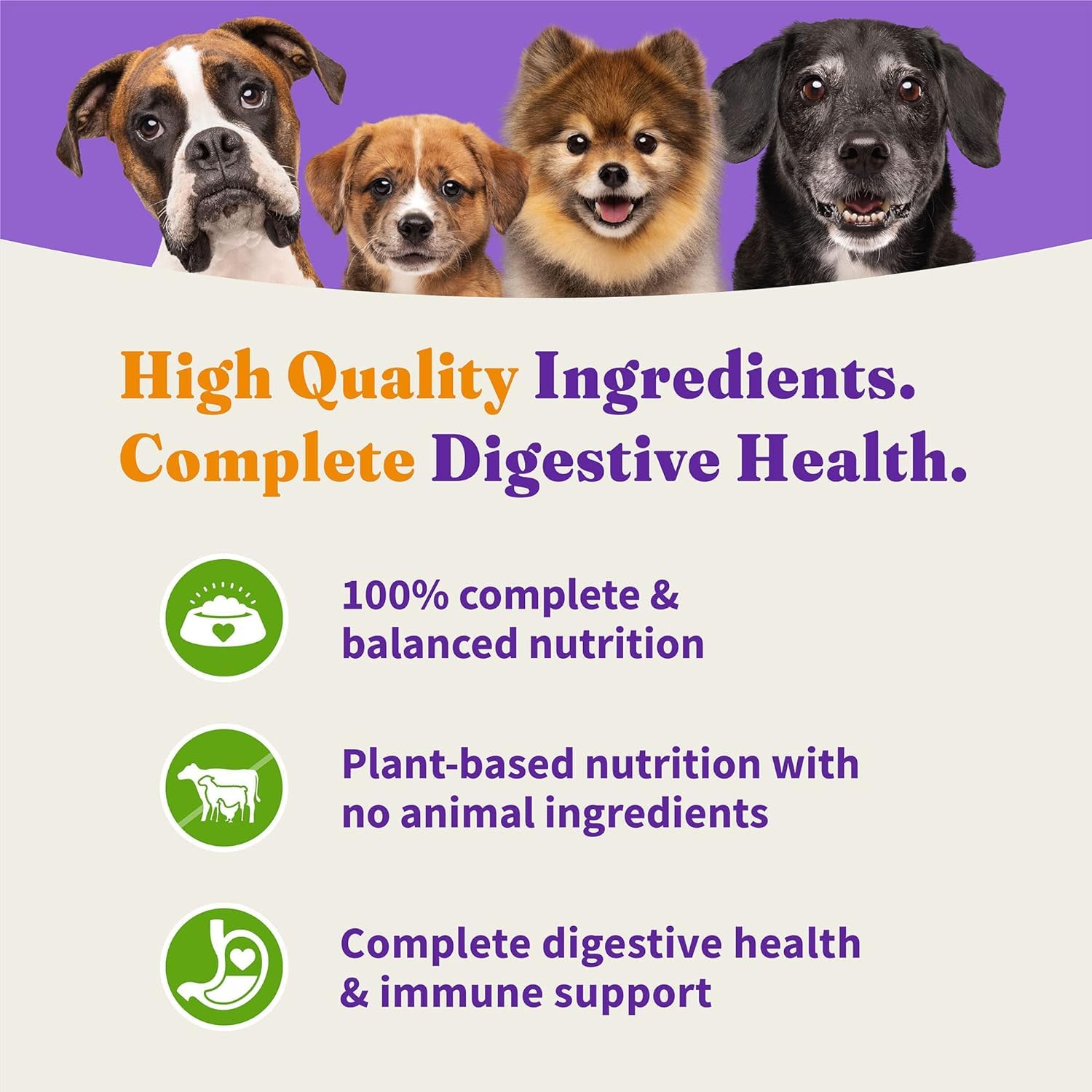 Foto 6 pulgar | Comida Para Perros Halo Holistic Para Adultos, Vegana, A Base De Plantas, Bolsa De 1,6 Kg - Venta Internacional.