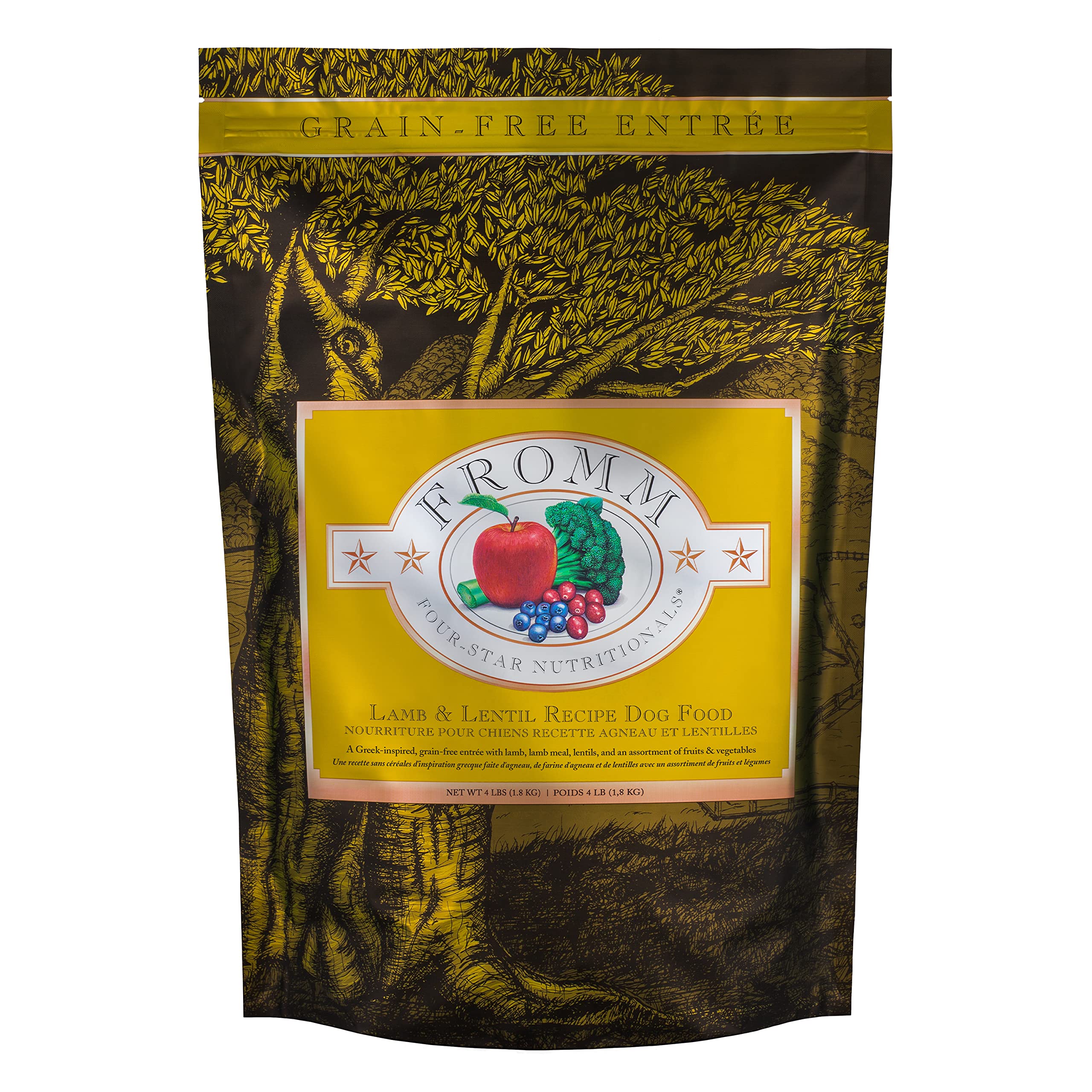 Alimento Para Perros Fromm Four-star Nutritionals Lamb & Lentil 1,8 Kg - Venta Internacional.