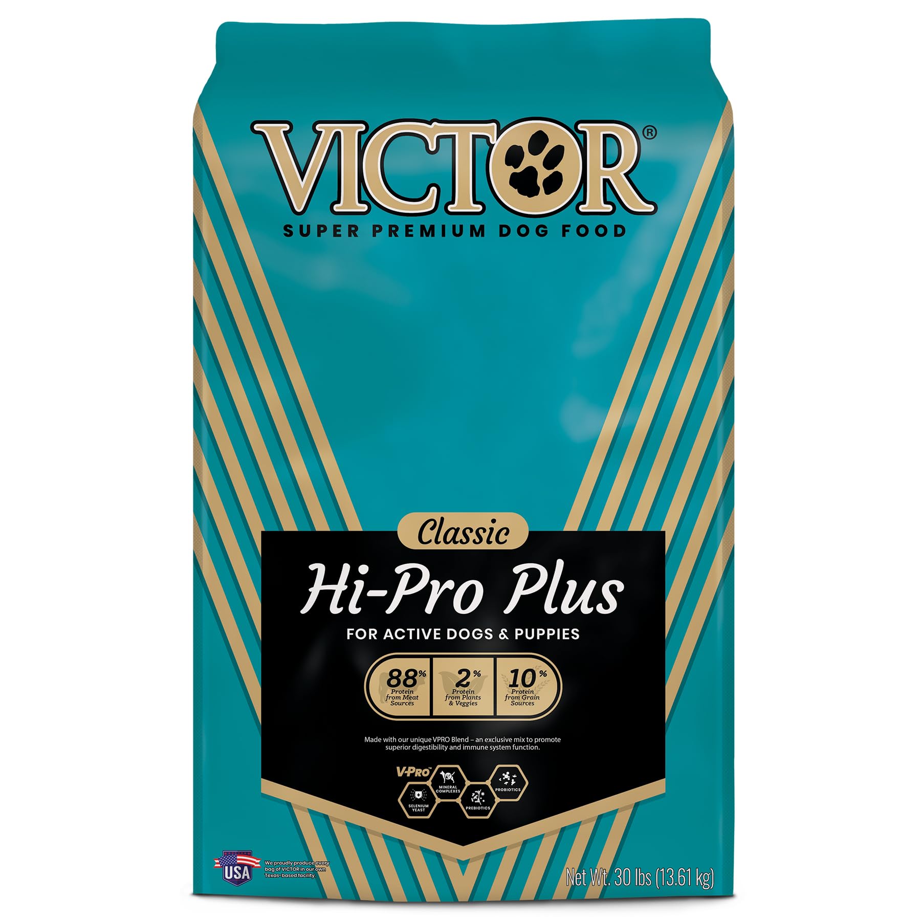 Alimento Para Perros Victor Super Premium Hi-pro Plus, 13,6 Kg, 30% De Proteína - Venta Internacional.