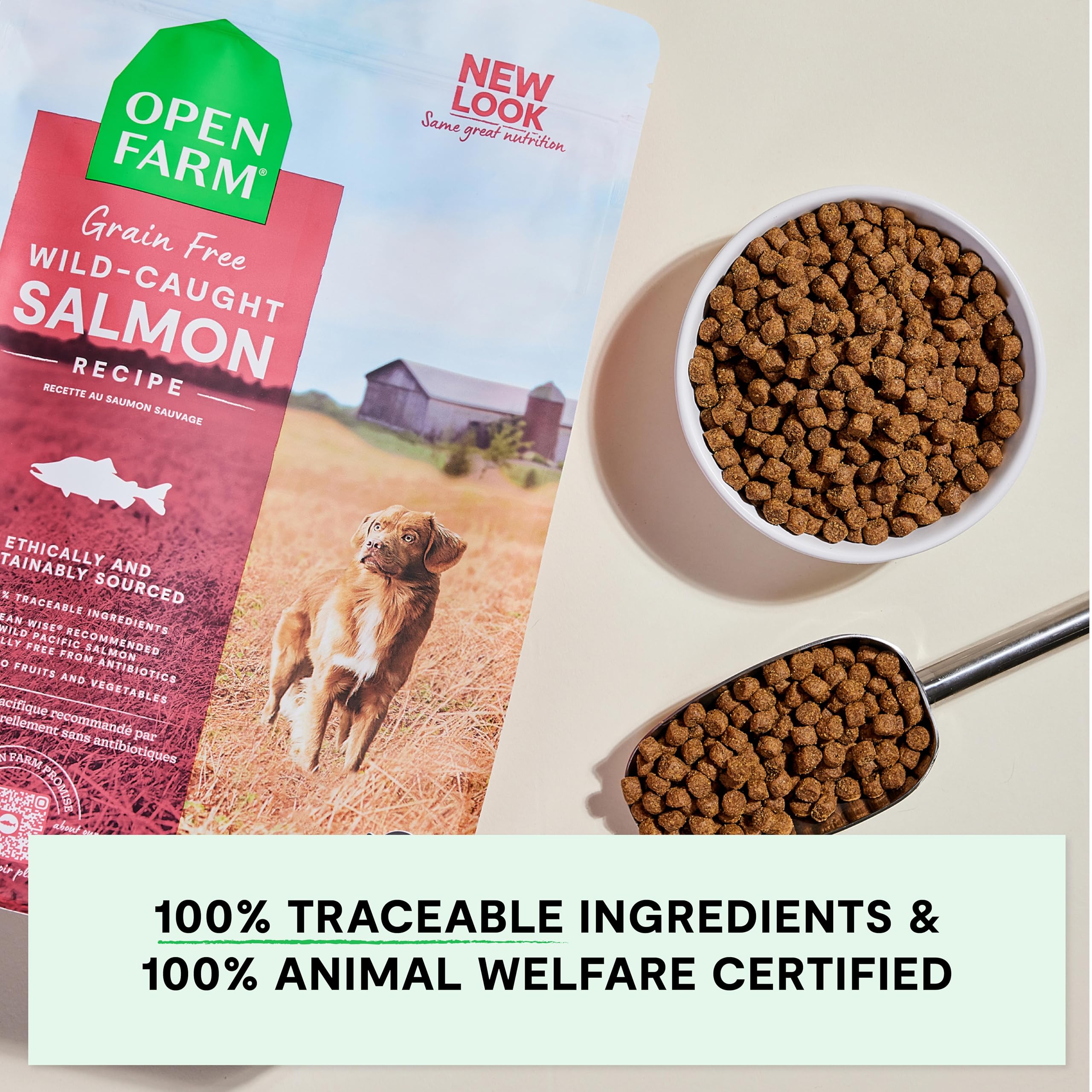 Foto 6 pulgar | Alimento Para Perros Open Farm, Salmón Silvestre Sin Cereales, 5 Kg - Venta Internacional.