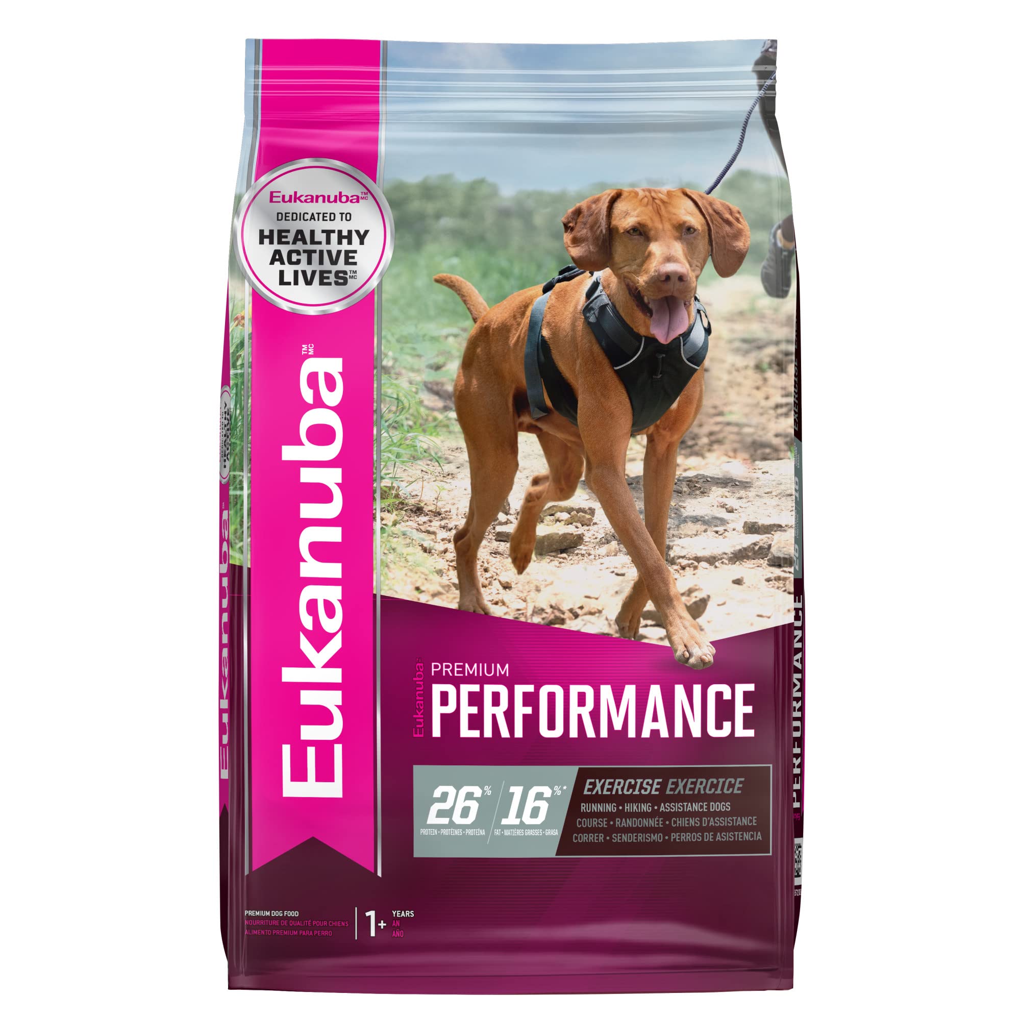 Alimento Seco Para Perros Eukanuba Premium Performance 26/16 En Bolsa De 12,7 Kg - Venta Internacional.
