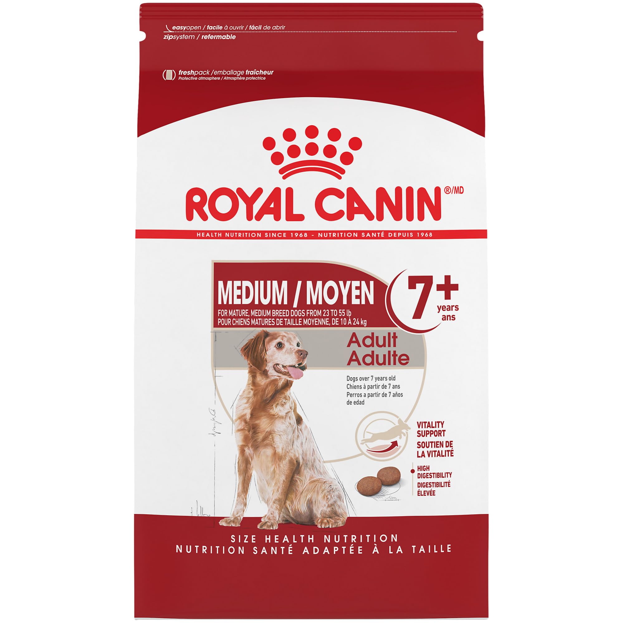 Foto 2 pulgar | Alimento Para Perros Royal Canin Size Health Nutrition, Tamaño Mediano Para Adultos Mayores De 7 Años - Venta Inte