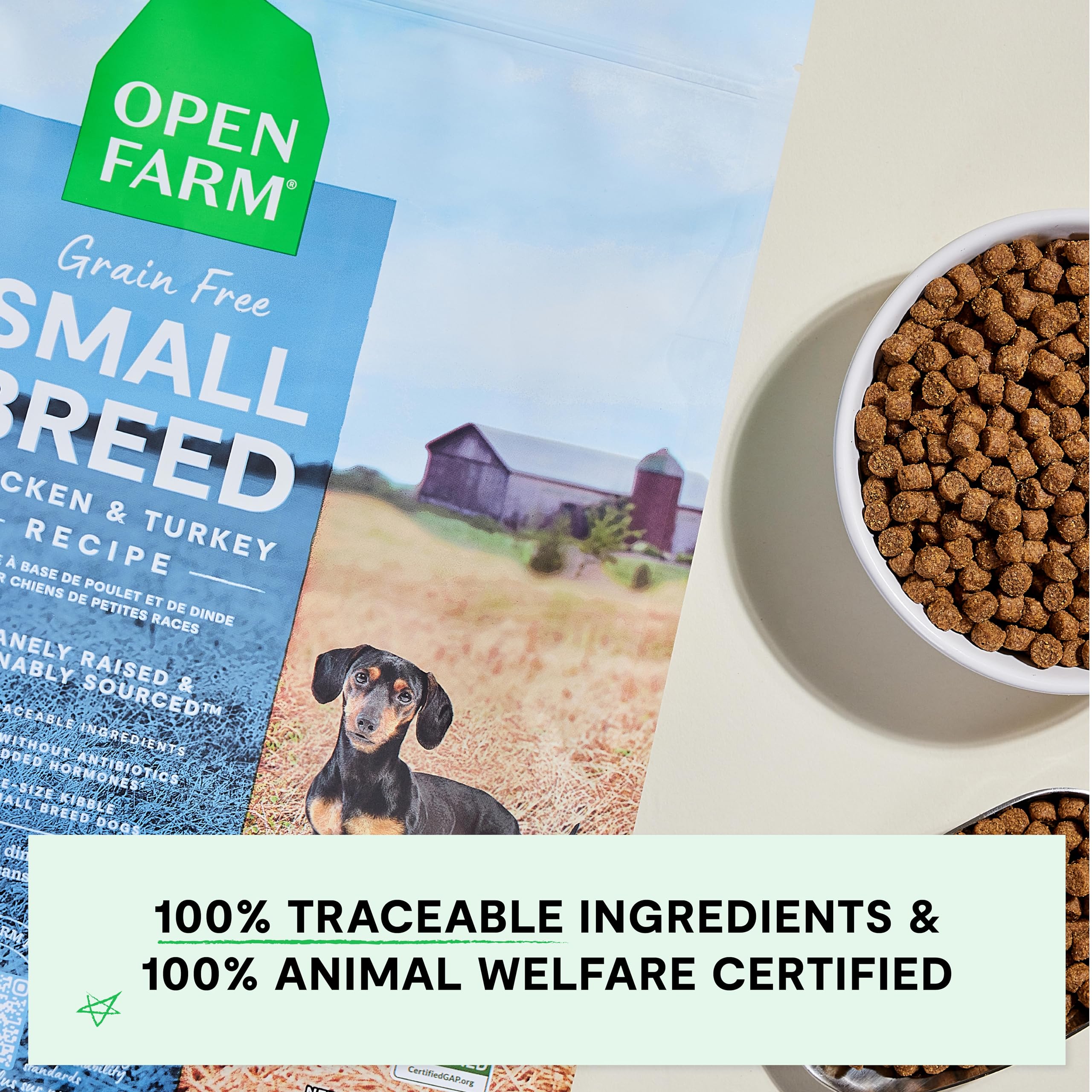 Foto 7 pulgar | Alimento Para Perros Open Farm, Sin Cereales, Razas Pequeñas, Pollo De 1,8 Kg - Venta Internacional.
