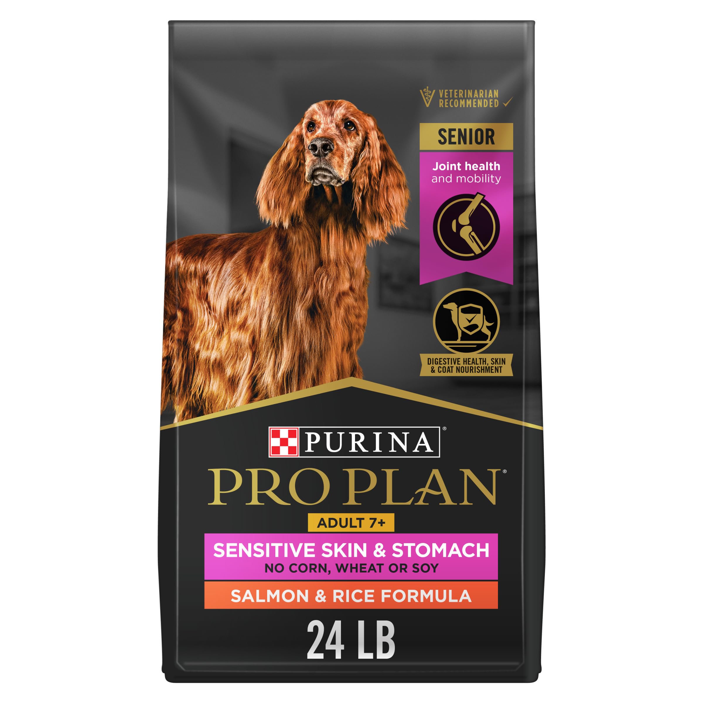 Alimento Para Perros Purina Pro Plan, Piel Sensible, Estómago, Mayores De 7 Años, Salmón - Venta Internacional.