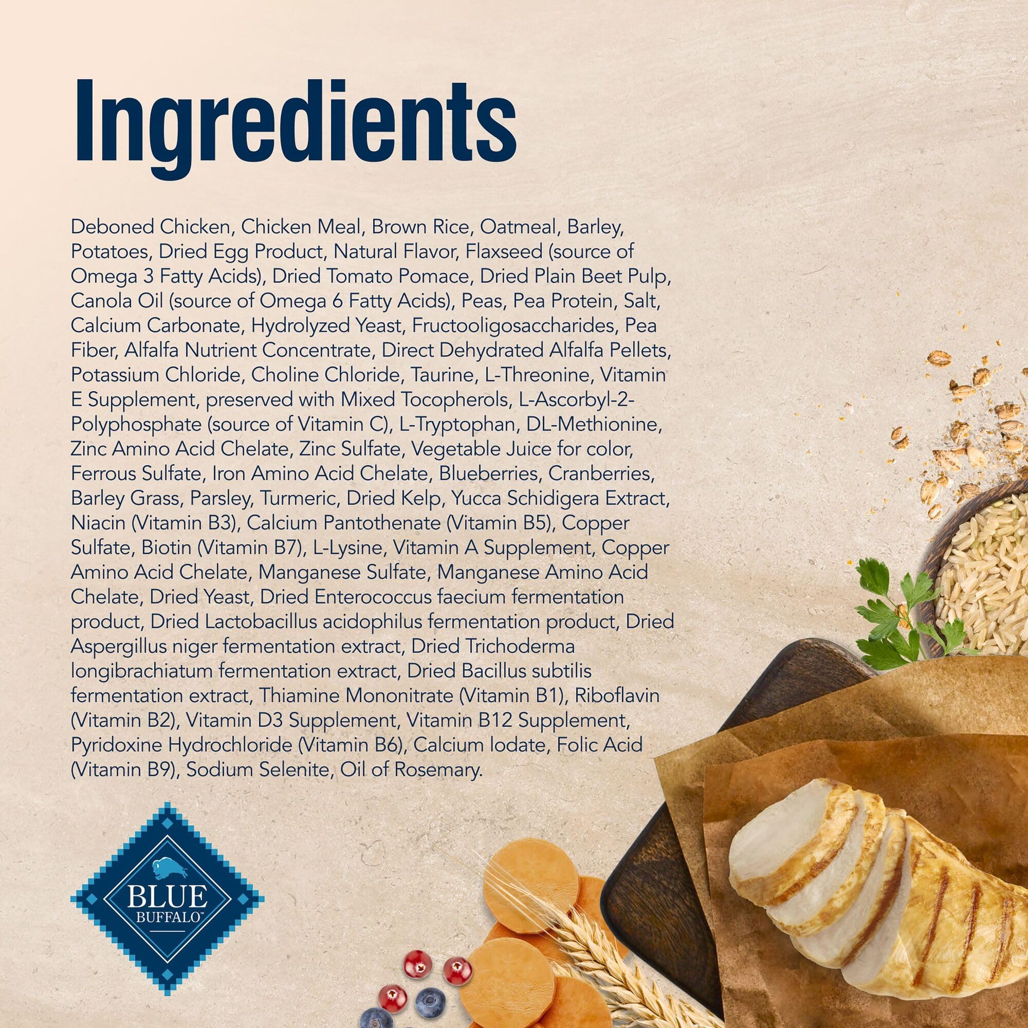 Foto 6 pulgar | Alimento Seco Para Perros Blue Buffalo True Solutions Weight Control, 24 Libras - Venta Internacional.