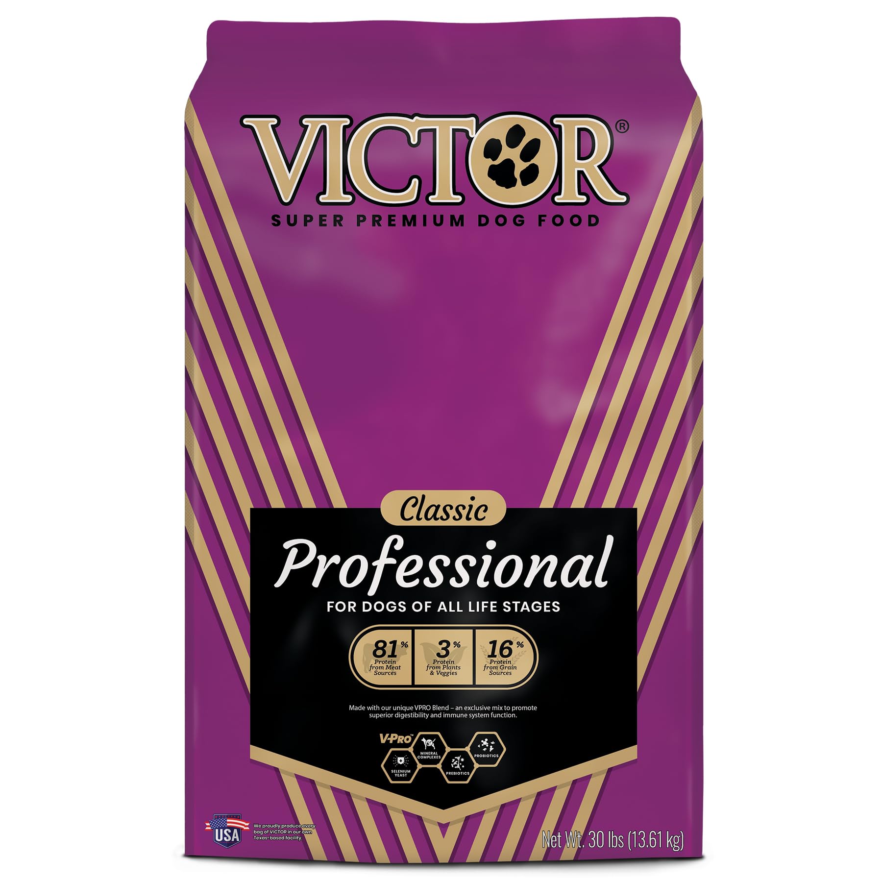 Foto 1 | Pienso Para Perros Victor Super Premium Professional 13,6 Kg Con 26% De Proteína - Venta Internacional.