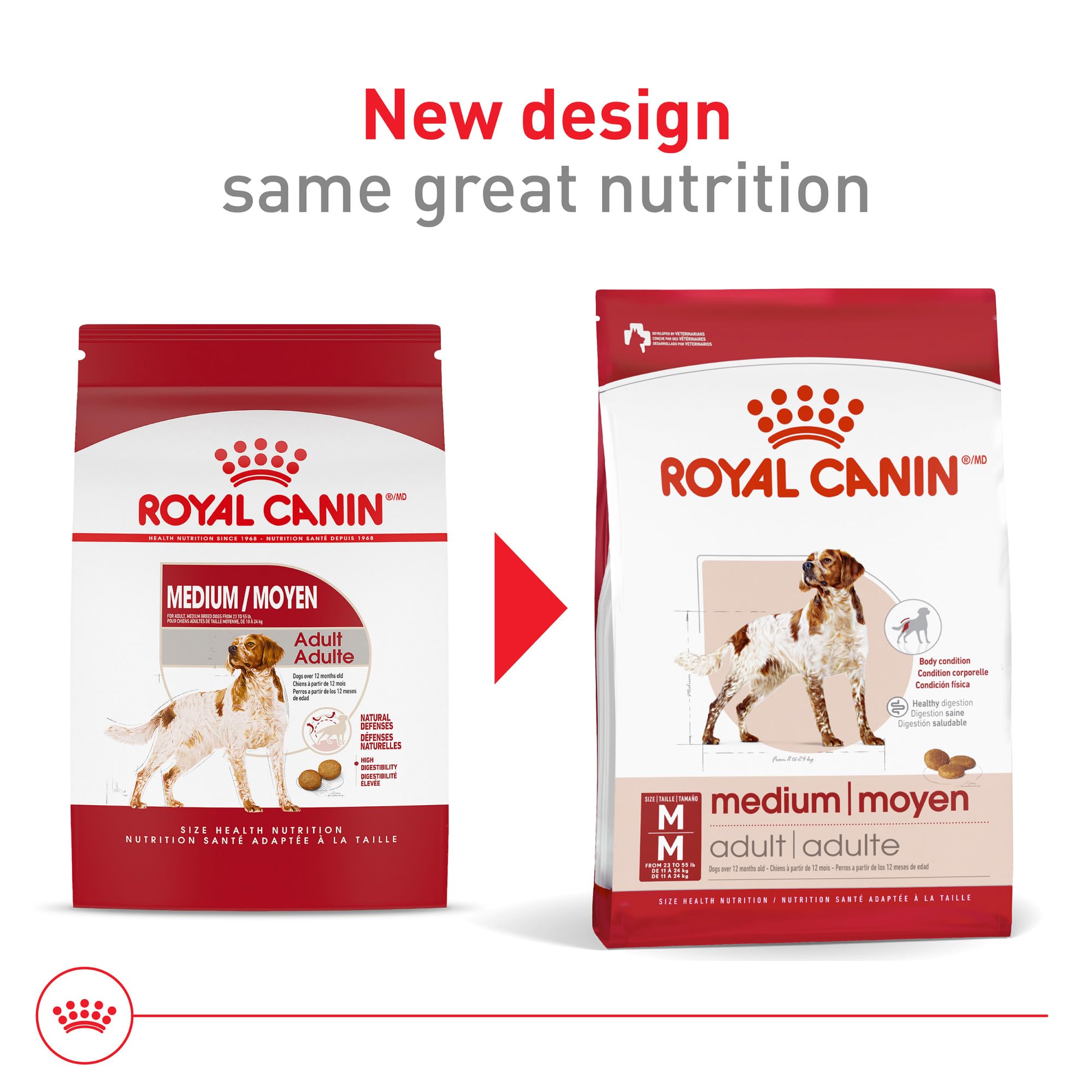 Foto 3 pulgar | Alimento Para Perros Royal Canin Size Health Nutrition, Tamaño Mediano Para Adultos, 18,14 Kg - Venta Internacional.