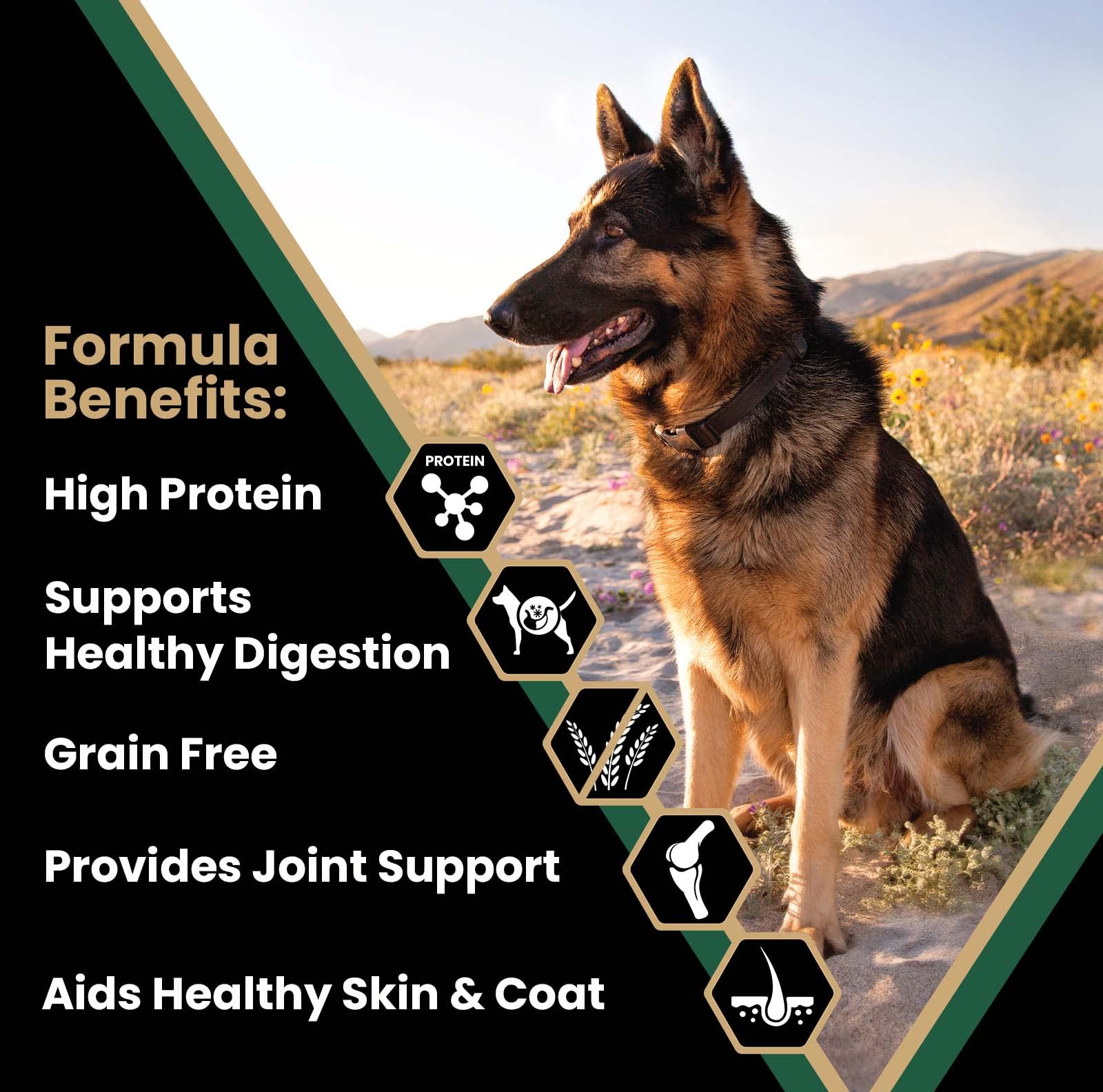 Foto 3 pulgar | Pienso Para Perros Victor Super Premium Hero Canine Sin Cereales 22,68 Kg - Venta Internacional.