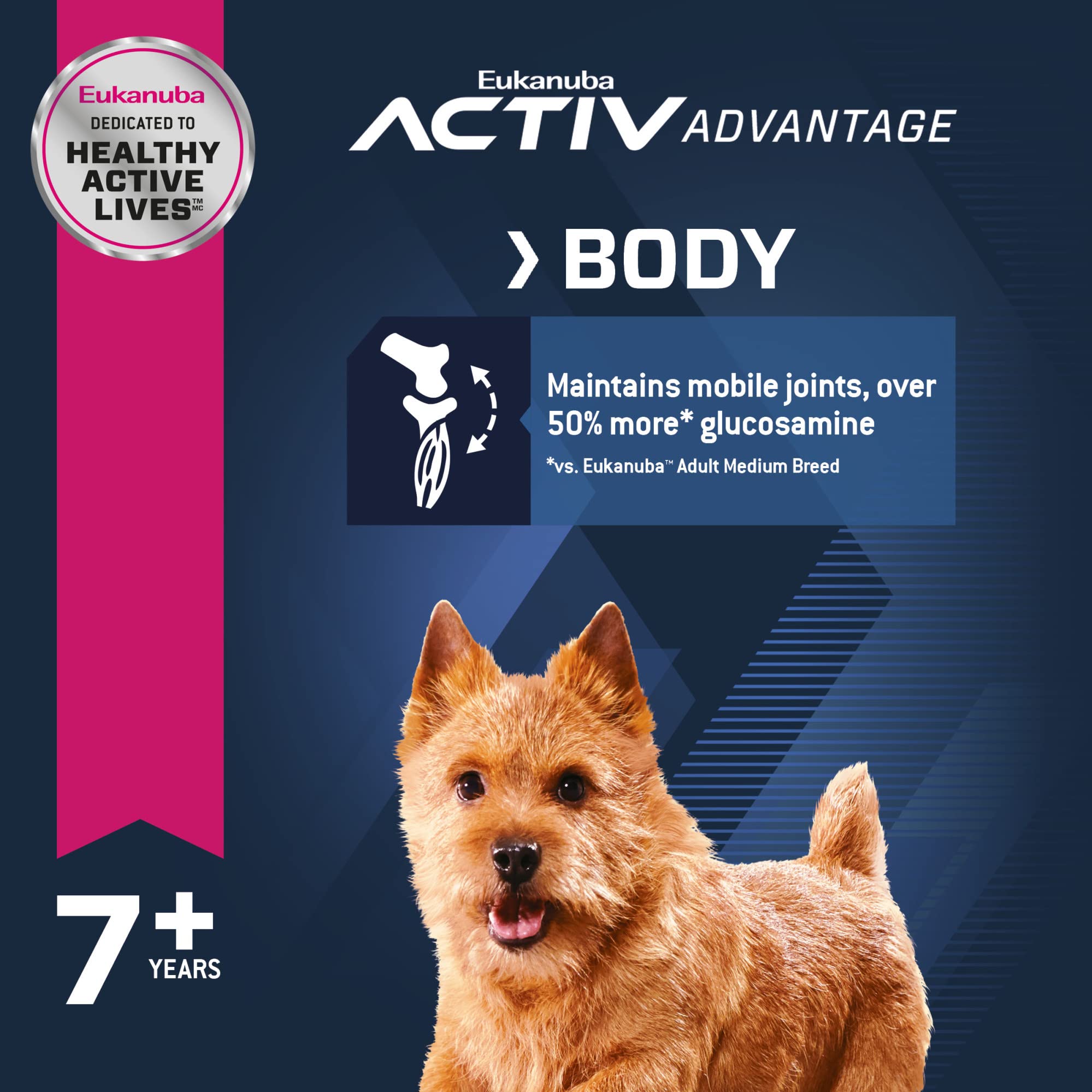 Foto 5 pulgar | Pienso Para Perros Eukanuba Senior Senior Small Breed 2.27 Kg - Venta Internacional.