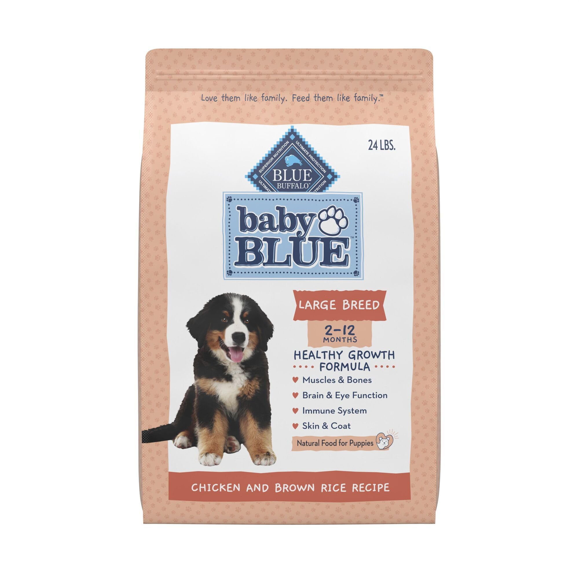 Comida Para Perros Blue Buffalo Baby Blue Natural Para Cachorros De Raza Grande - Venta Internacional.
