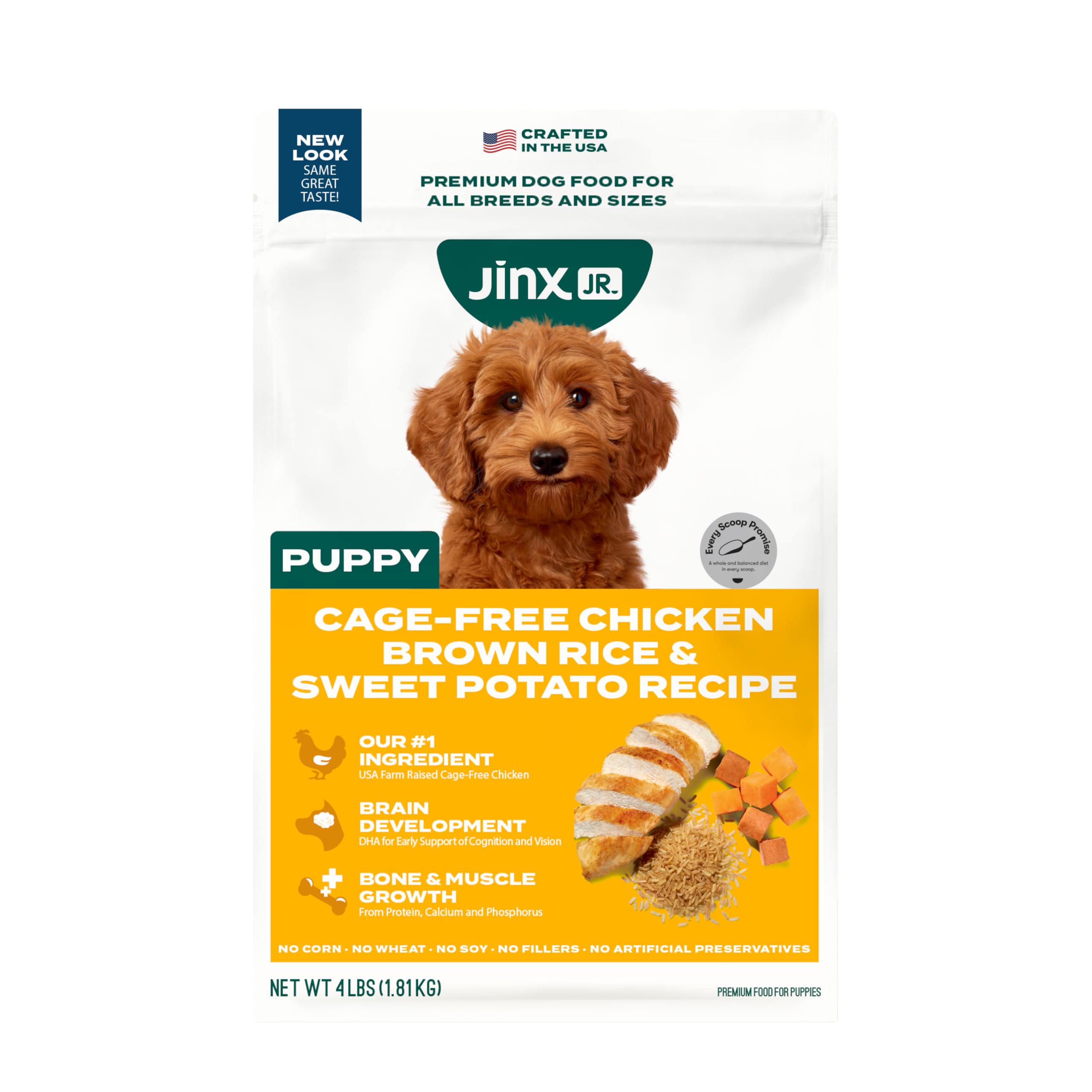 Foto 2 pulgar | Alimento Seco Para Perros Jinx Premium Puppy Con Salmón De 1,8 Kg Brain Health - Venta Internacional.