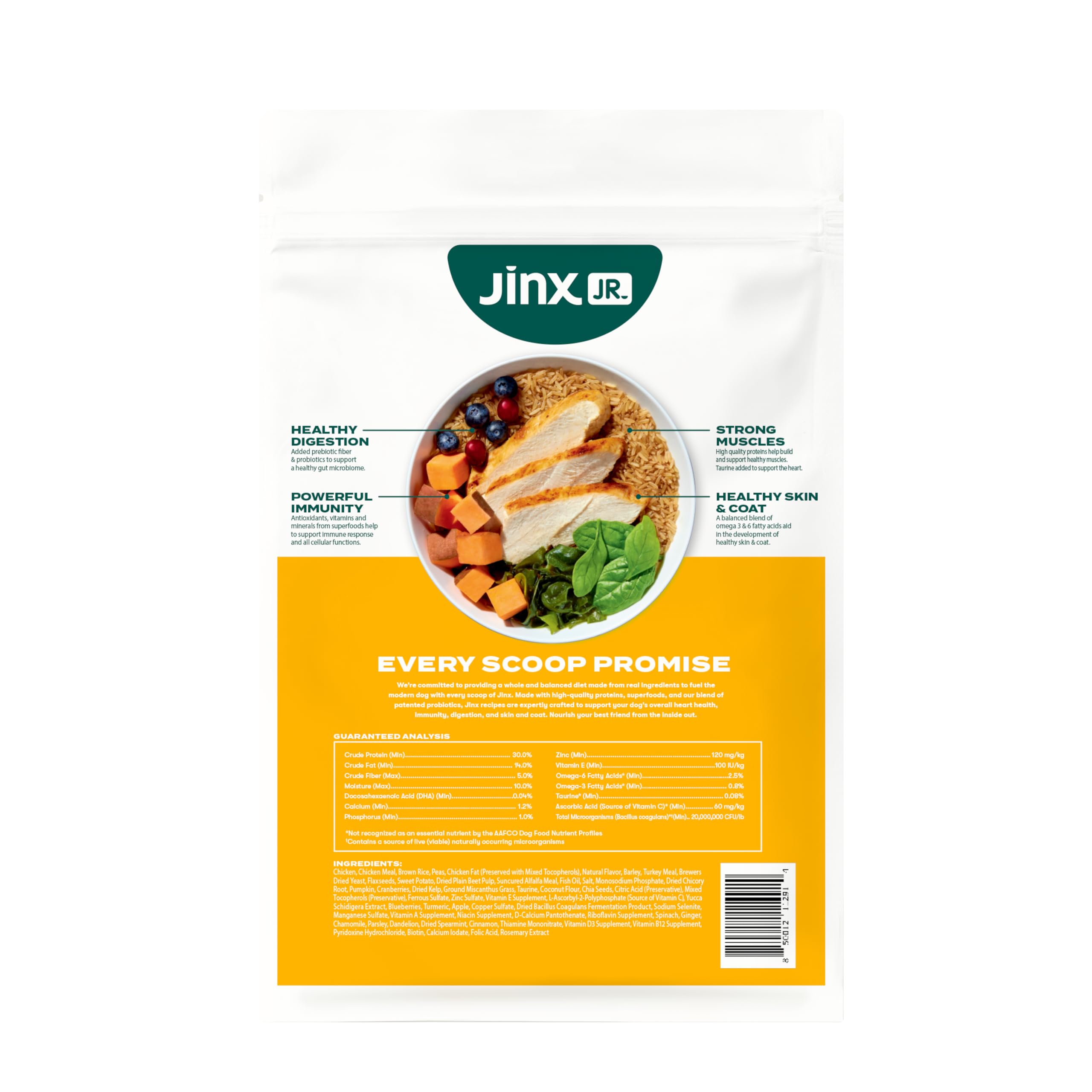 Foto 6 pulgar | Alimento Seco Para Perros Jinx Premium Puppy Con Salmón De 1,8 Kg Brain Health - Venta Internacional.