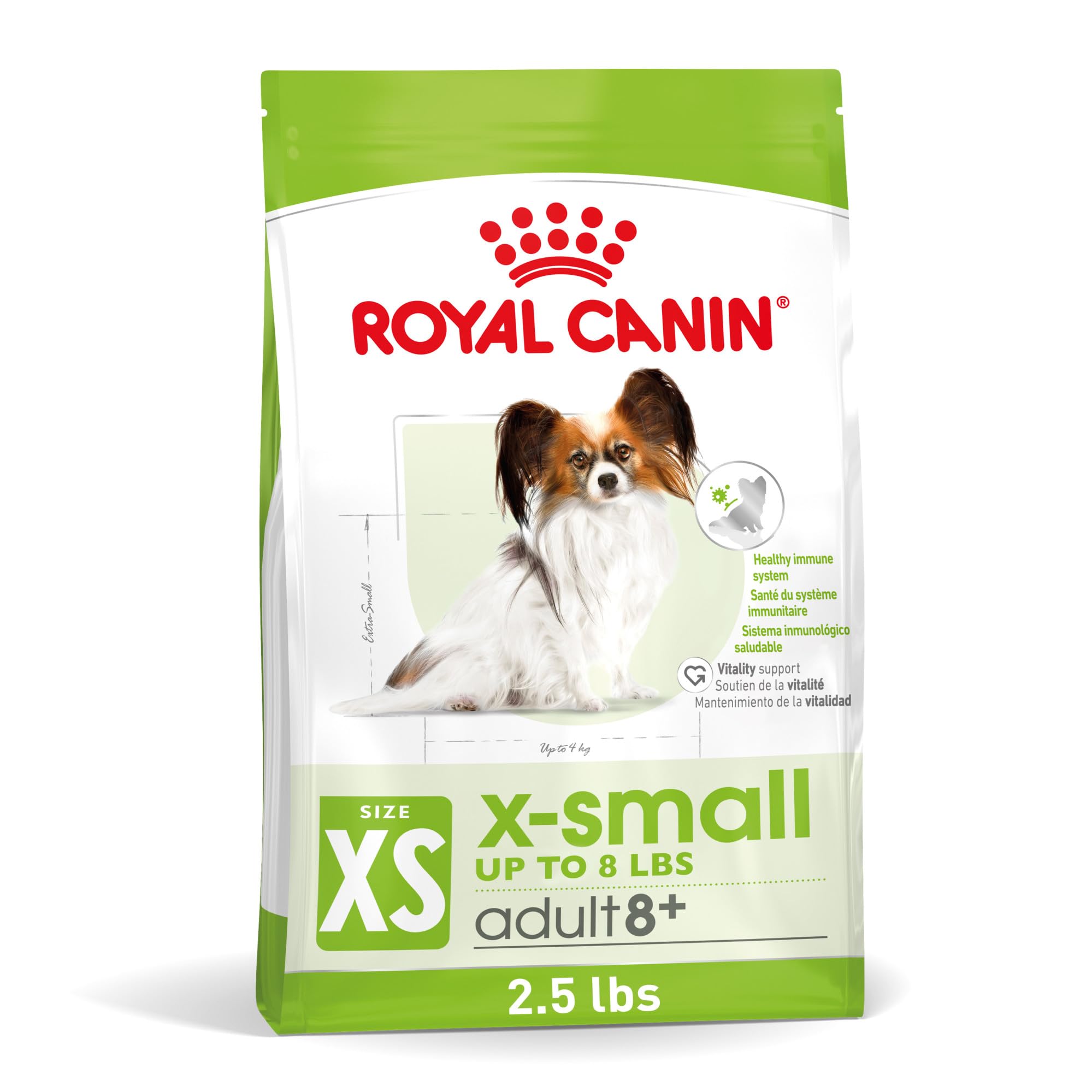 Foto 2 pulgar | Alimento Para Perros Royal Canin X-small Adult 8+ 1.1 Kg - Venta Internacional.