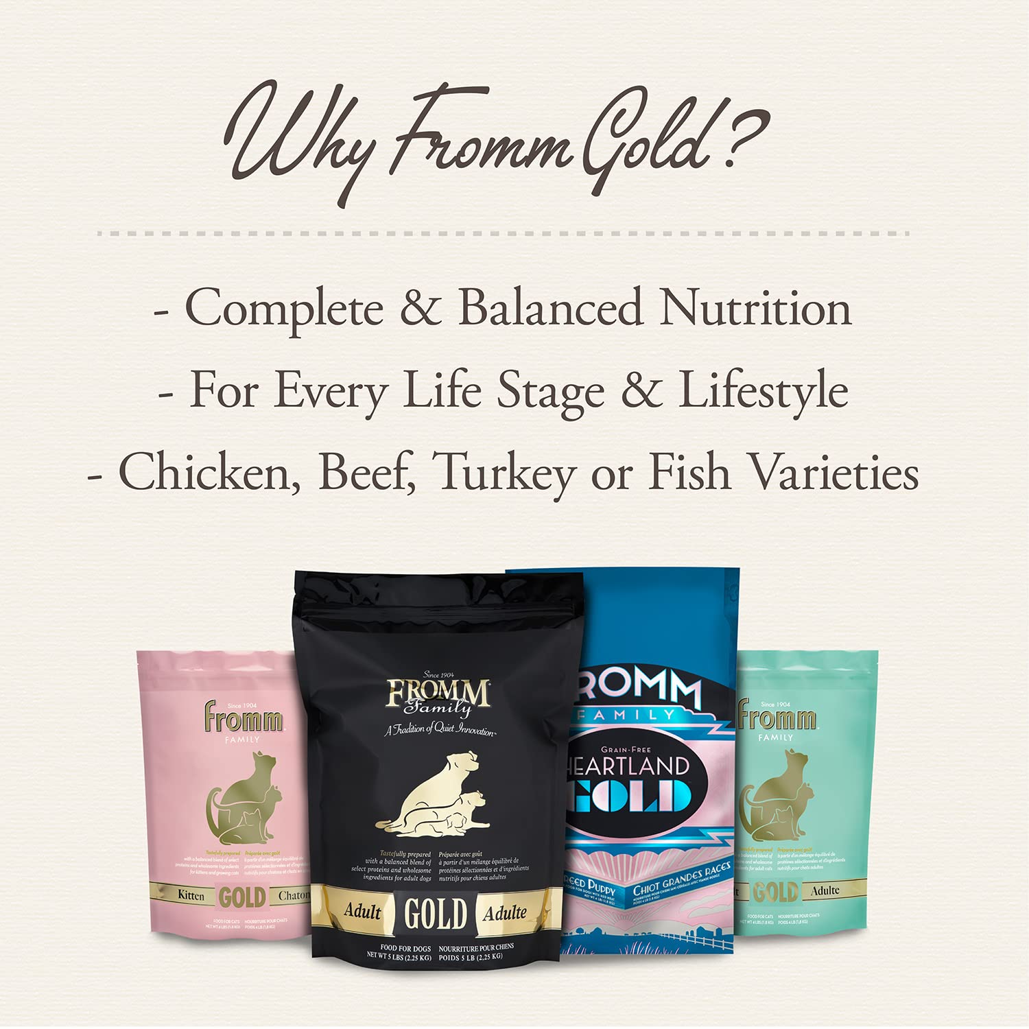 Foto 4 pulgar | Alimento Seco Para Perros Fromm Heartland Gold Puppy Beef 1,8 Kg - Venta Internacional.