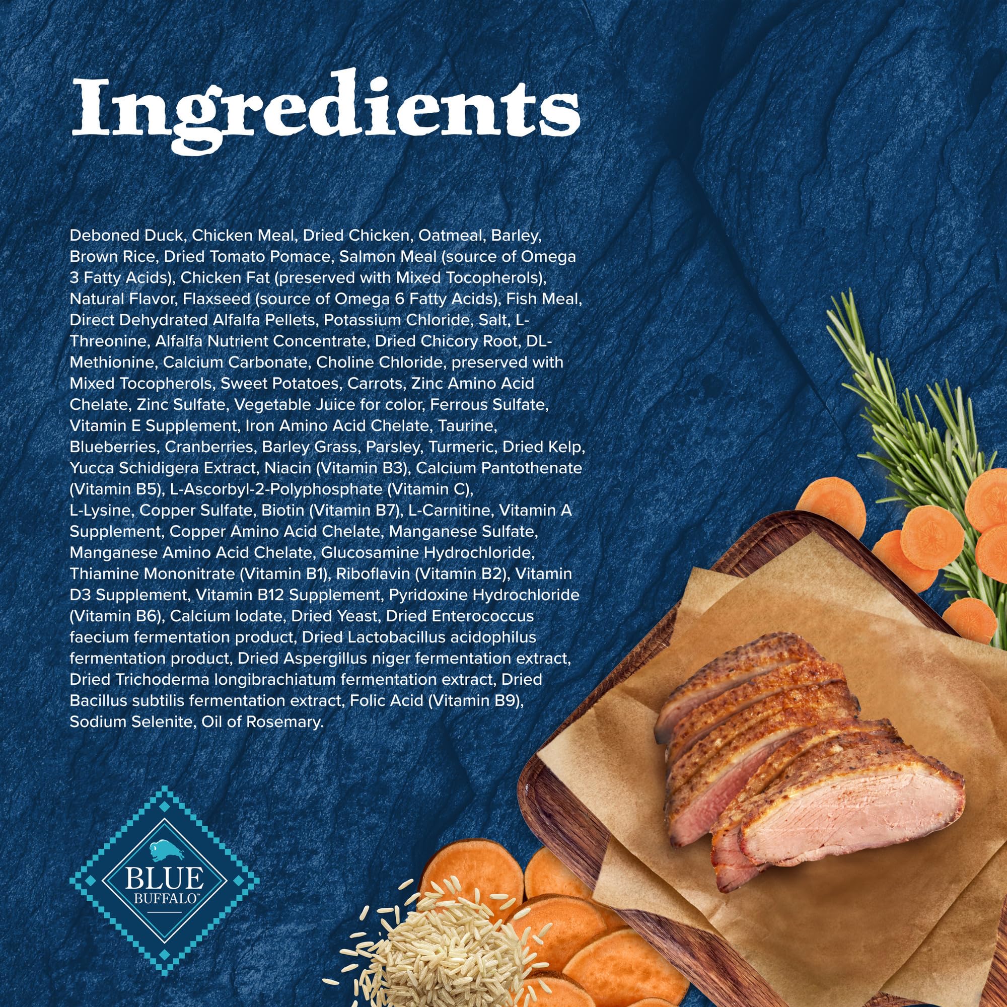 Foto 6 pulgar | Alimento Seco Blue Buffalo Wilderness Duck, 2,04 Kg, Para Perros Adultos - Venta Internacional.