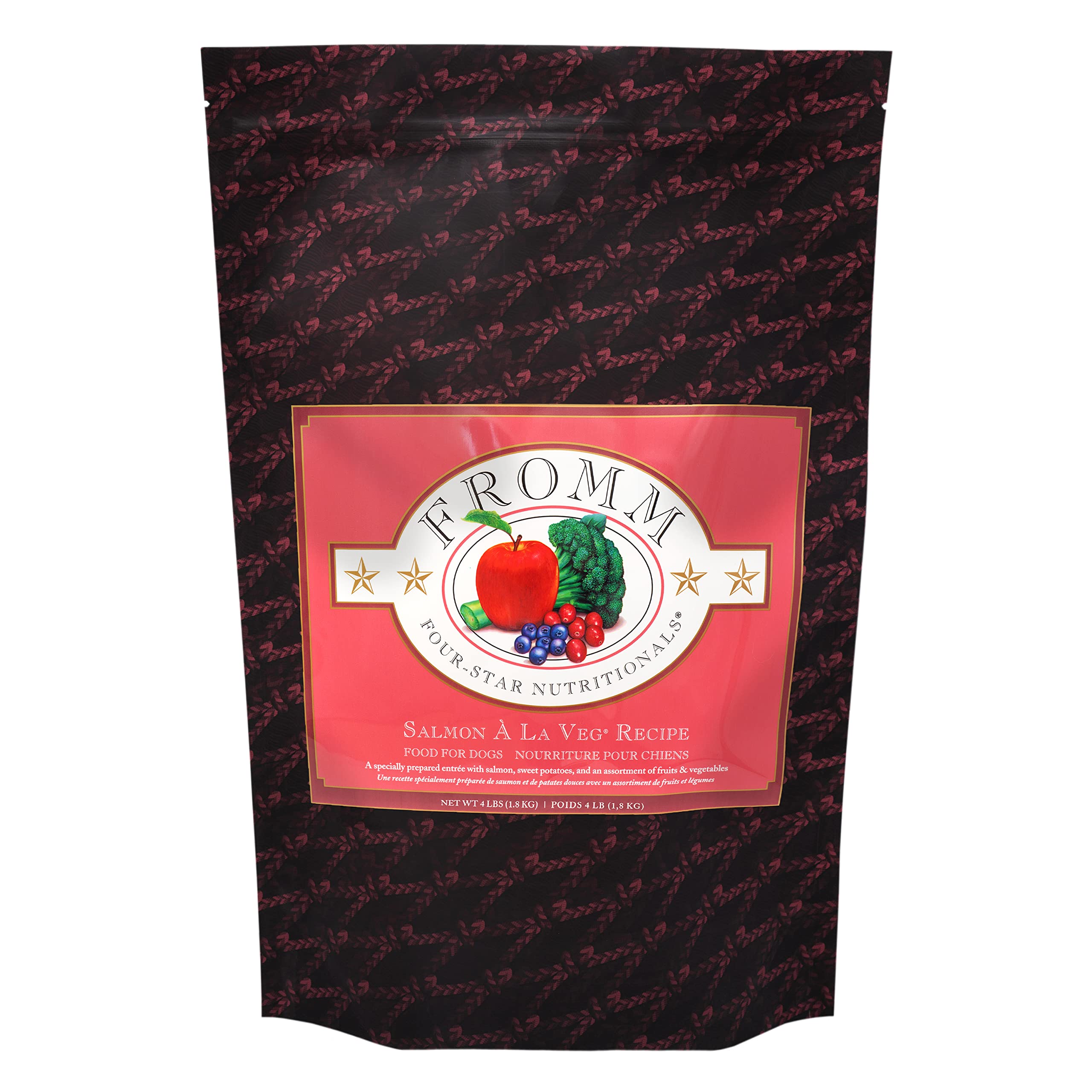 Alimento Para Perros Fromm Four-star Nutritionals Salmon A La Veg 1,8 Kg - Venta Internacional.
