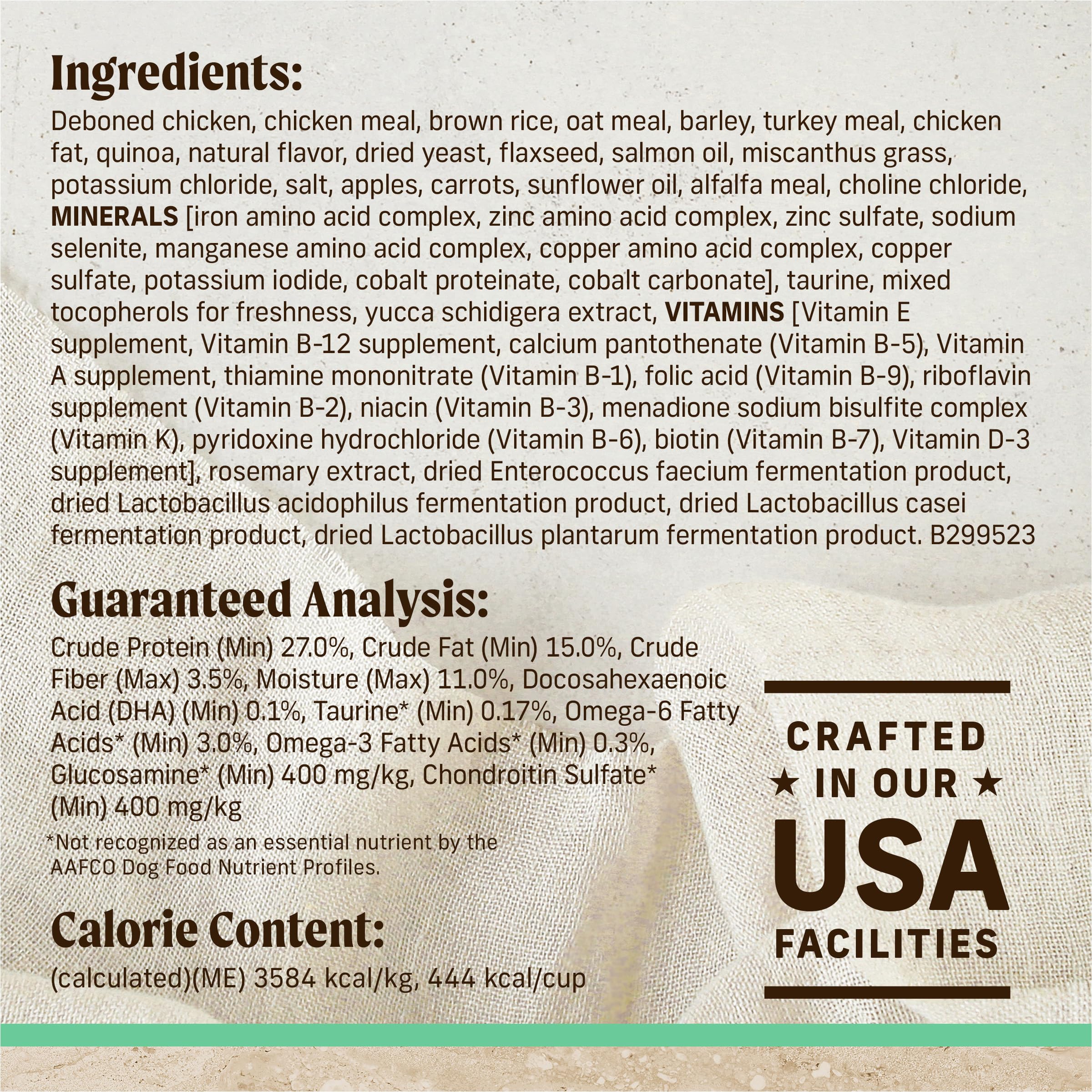 Foto 6 pulgar | Pienso Seco Para Perros Merrick Healthy Grains Senior Chicken 1,8 Kg - Venta Internacional.