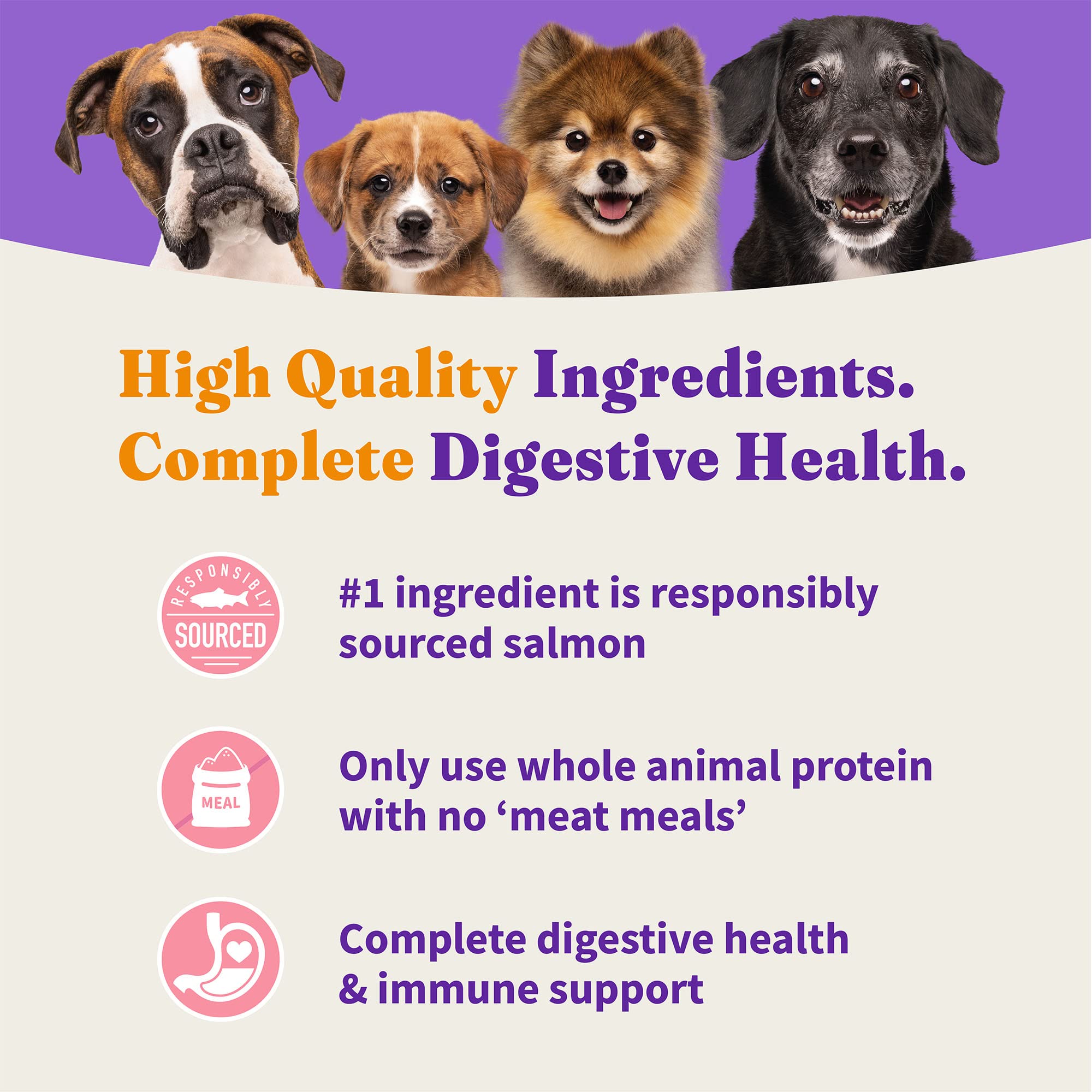 Foto 6 | Alimento Para Perros Halo Holistic, Salmón Y Pescado Blanco Capturados En Estado Salvaje, 1,6 Kg - Venta Internacional.