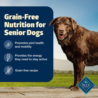 Foto 3 | Comida Para Perros Blue Buffalo Freedom Senior, Sin Cereales, Bolsa De 1,8 Kg - Venta Internacional.