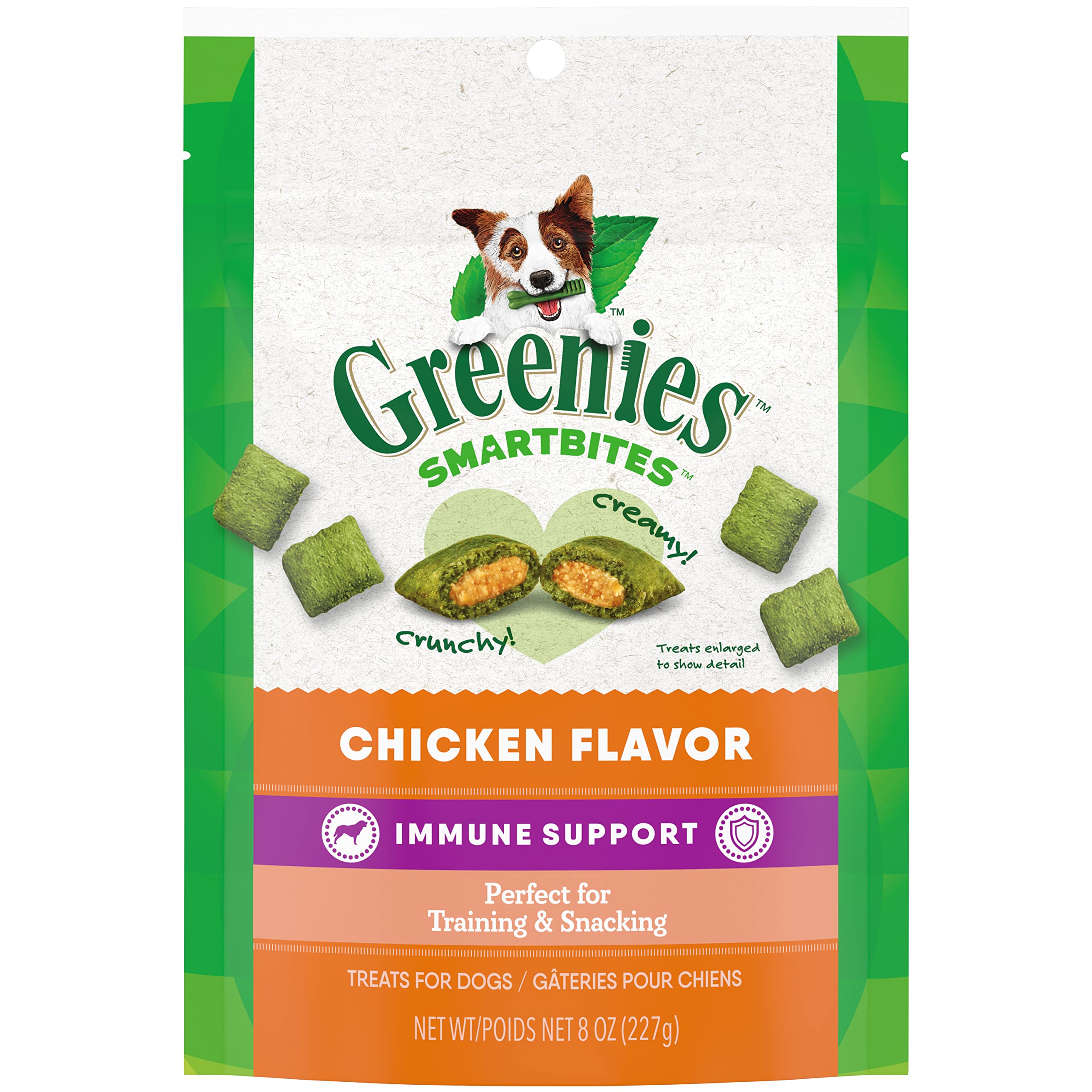 Dog Treats Greenies Smartbites Immune Support, 240 Ml, Pollo - Venta Internacional.