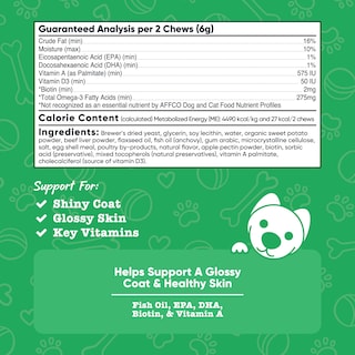 Foto 2 | Suplemento Nutricost Pets Skin & Pelat Support Para Perros - Venta Internacional.