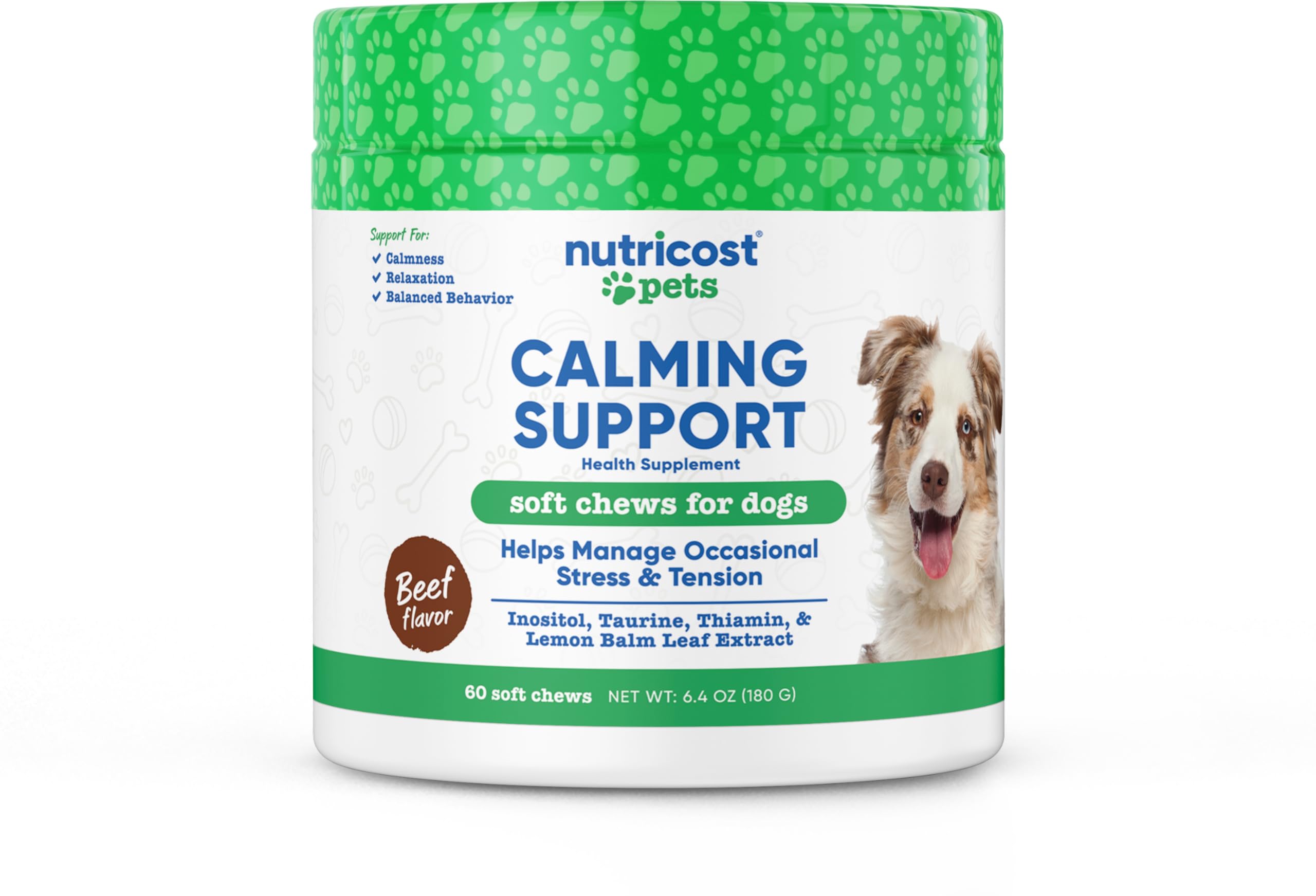 Masticables Blandos Calming Support Para Perros Nutricost Pets 60 Unidades - Venta Internacional.