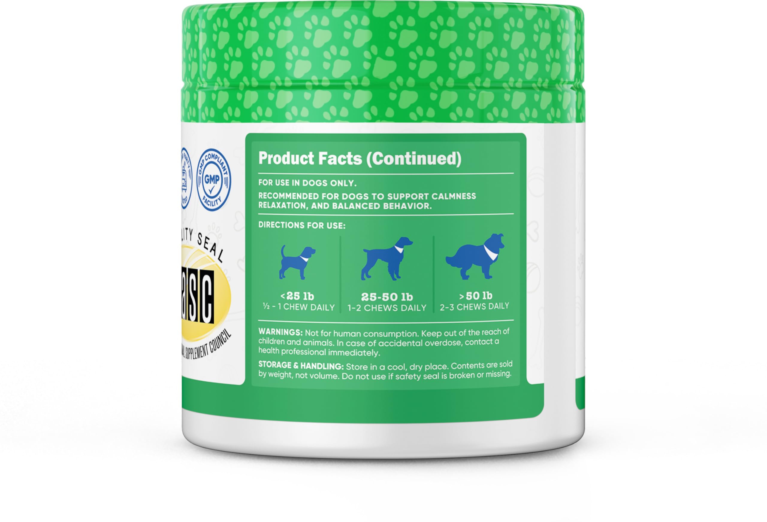 Foto 4 pulgar | Masticables Blandos Calming Support Para Perros Nutricost Pets 60 Unidades - Venta Internacional.