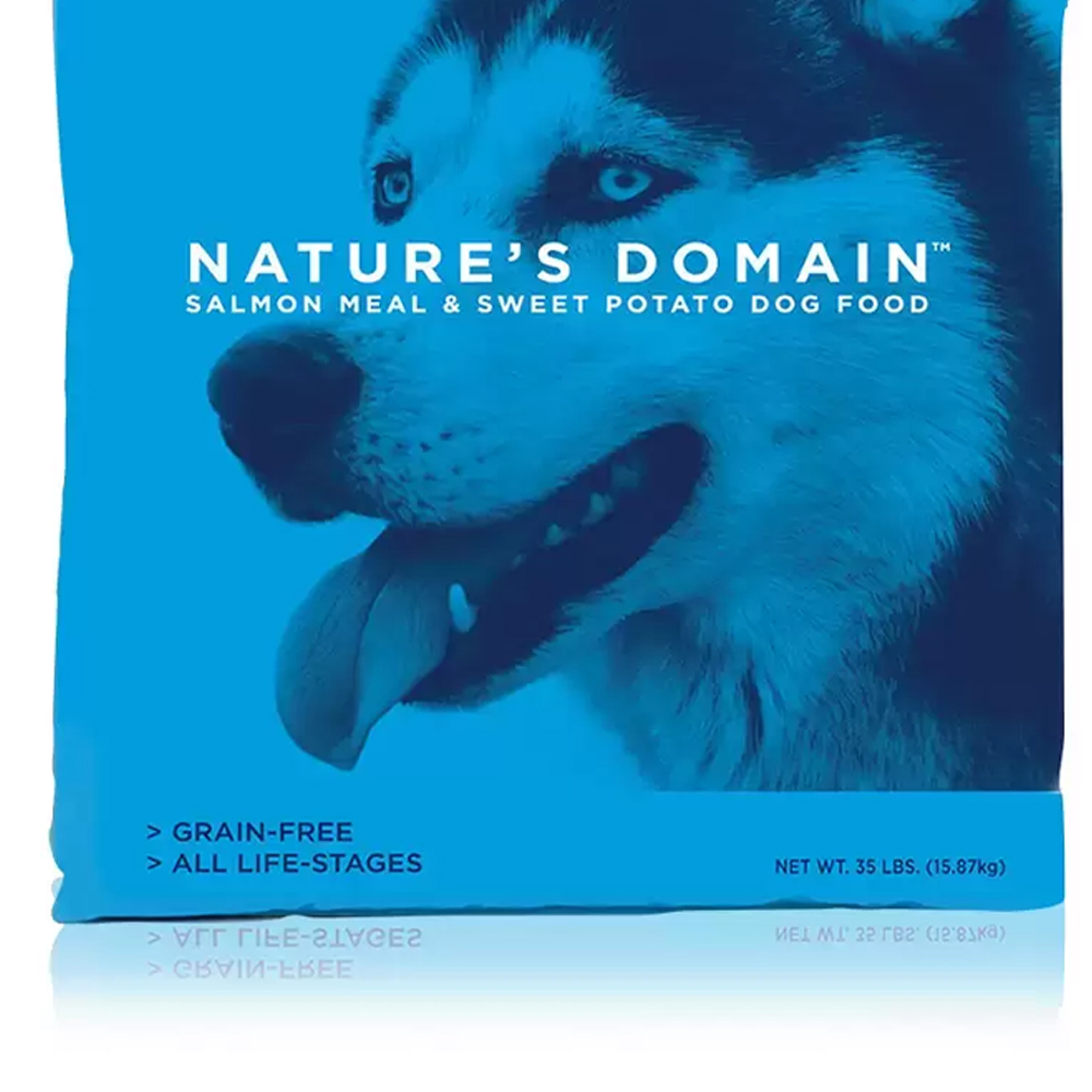 Foto 3 pulgar | Alimento para Perro Natures Domain Salmón Camote 15.87kg
