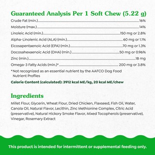 Foto 5 | Supplements Greenies Dog Skin & Coat Con Aceite De Pescado, 80 Cápsulas Masticables Blandas - Venta Internacional.