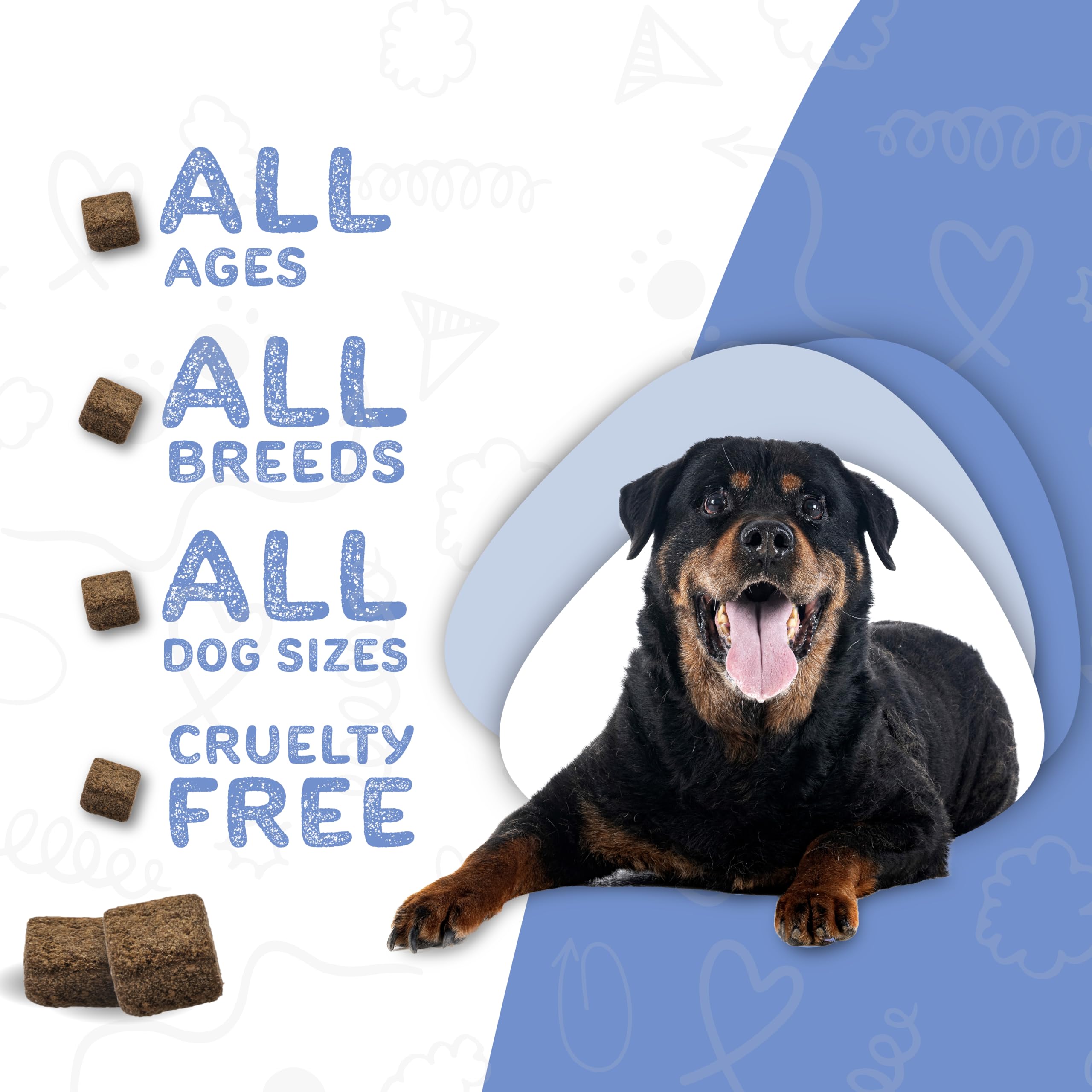 Foto 5 pulgar | Masticables Calmantes Waggedy Calm Con Melatonina Para Perros (60 Masticables) - Venta Internacional.