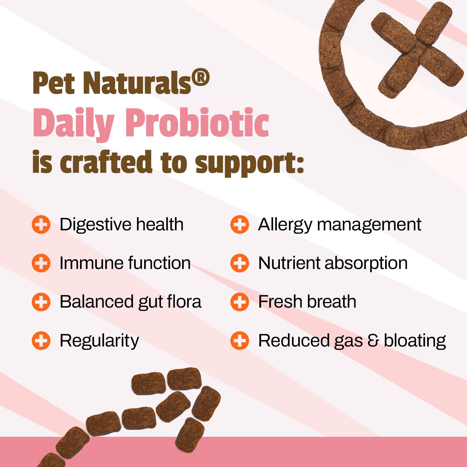 Foto 3 | Probiotic Pet Naturals Con Sabor A Pato Para Perros, 160 Unidades Masticables, 120 Millones De Cfu - Venta Internaciona