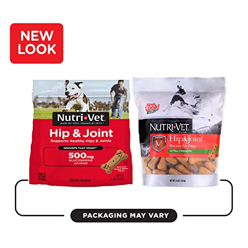 Foto 3 pulgar | Galletas Para Perros Nutri-vet Hip & Joint Con 500 Mg De Glucosamina, 4 Libras - Venta Internacional.