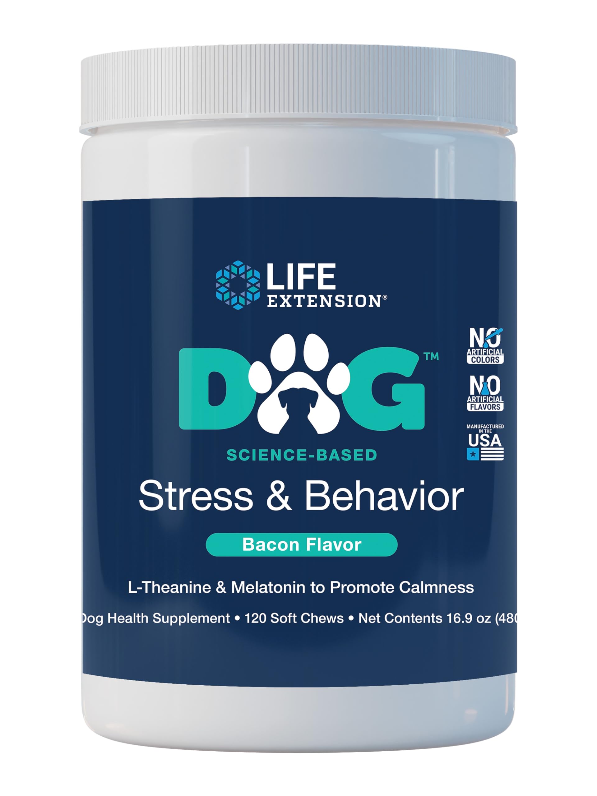Foto 2 pulgar | Dog Stress & Behavior Soft Chews Life Extension 120 Unidades - Venta Internacional.