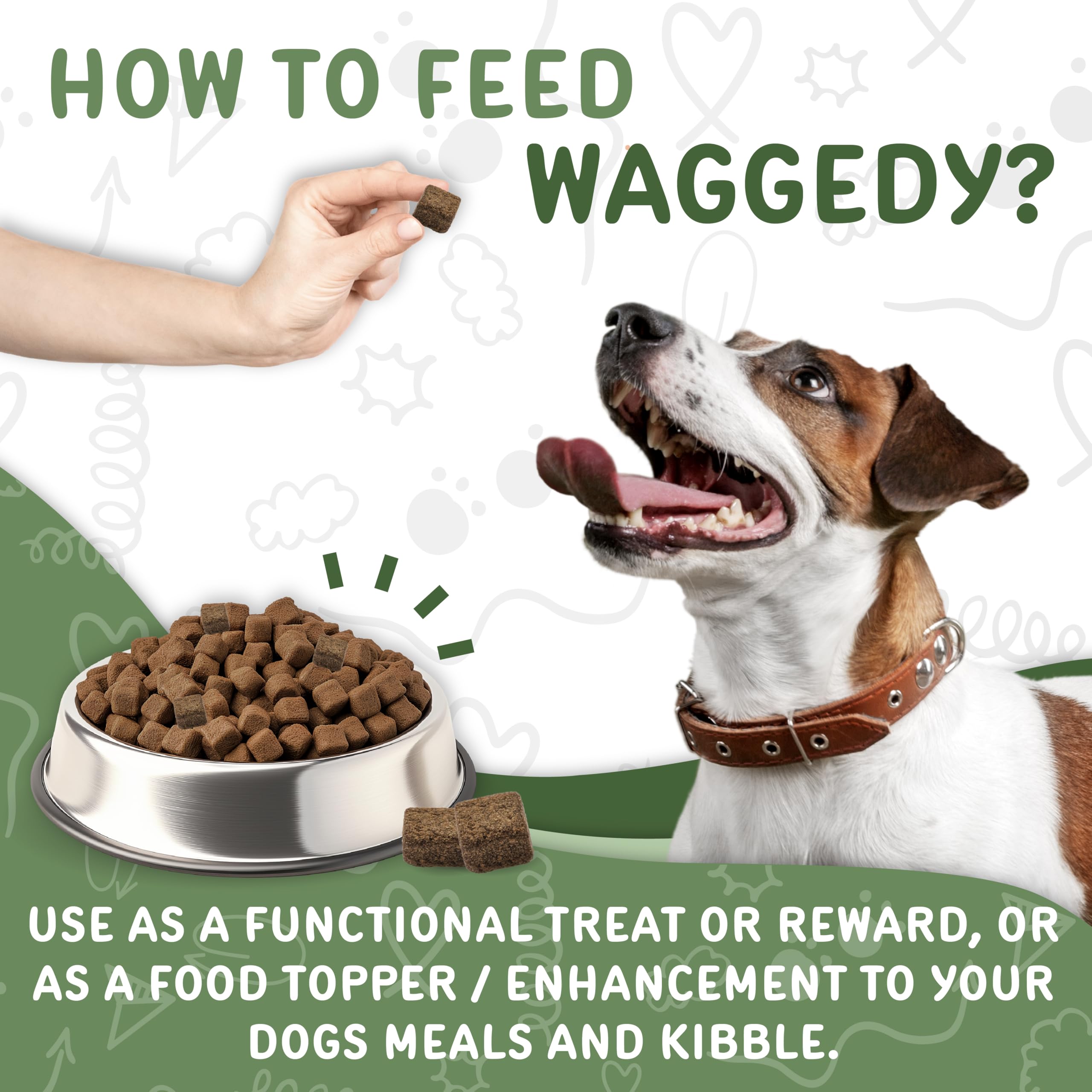 Foto 6 pulgar | Masticables Calmantes Para Perros Waggedy Calm Max Para Aliviar La Ansiedad, 60 Masticables - Venta Internacional.