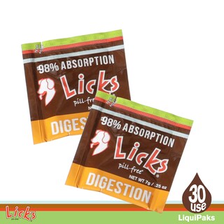 Foto 2 | Supplement Licks Digestion Para Perros Sin Pastillas, 30 Paquetes De Gel - Venta Internacional.