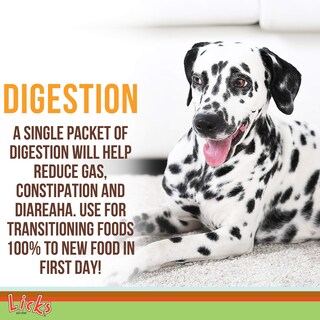 Foto 3 | Supplement Licks Digestion Para Perros Sin Pastillas, 30 Paquetes De Gel - Venta Internacional.