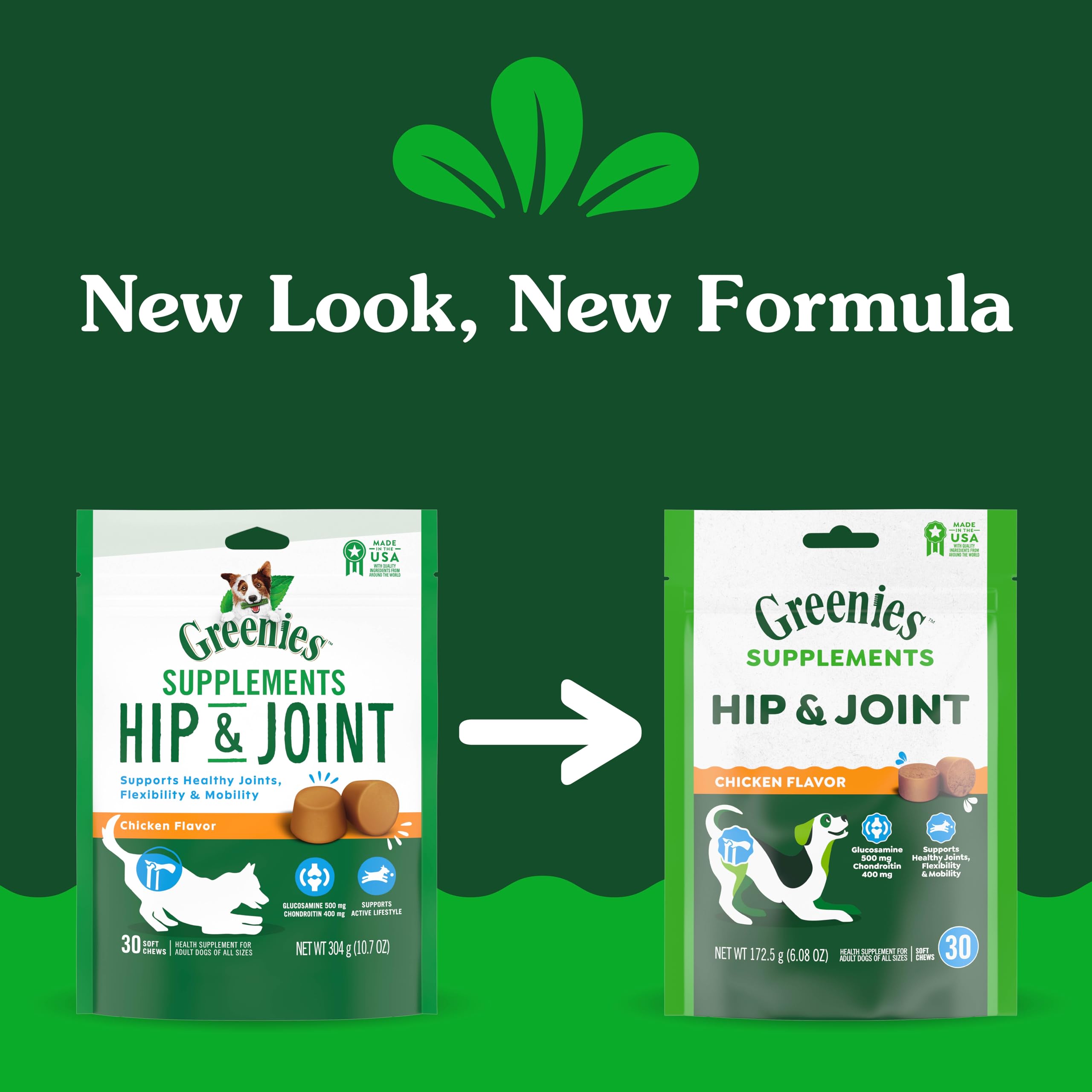 Foto 3 pulgar | Suplementos Greenies Hip And Joint Para Perros, 30 Pastillas Para Masticar - Venta Internacional.