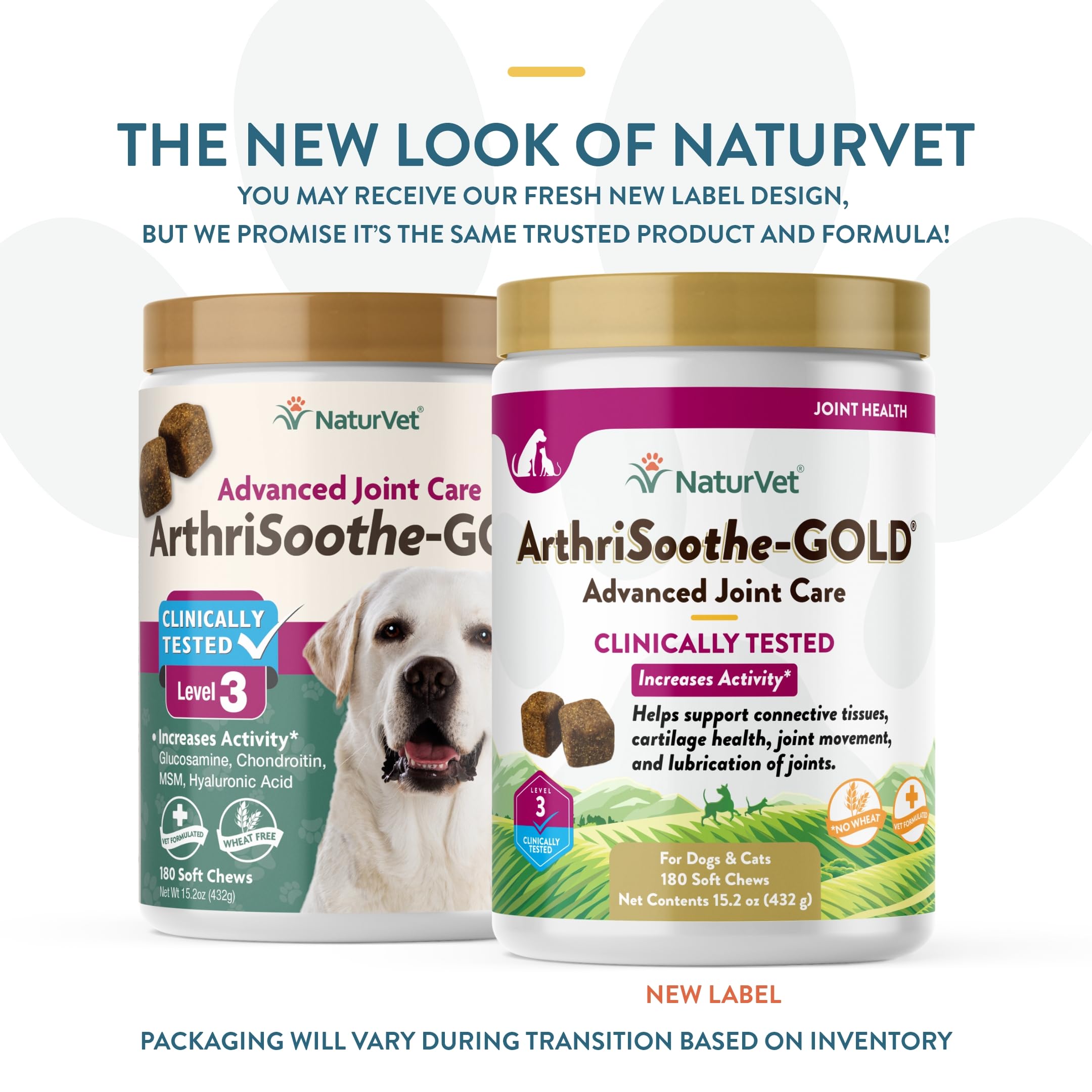 Foto 3 pulgar | Suplemento Para Perros Naturvet Arthrisoothe-gold Level 3 180 Ct - Venta Internacional.