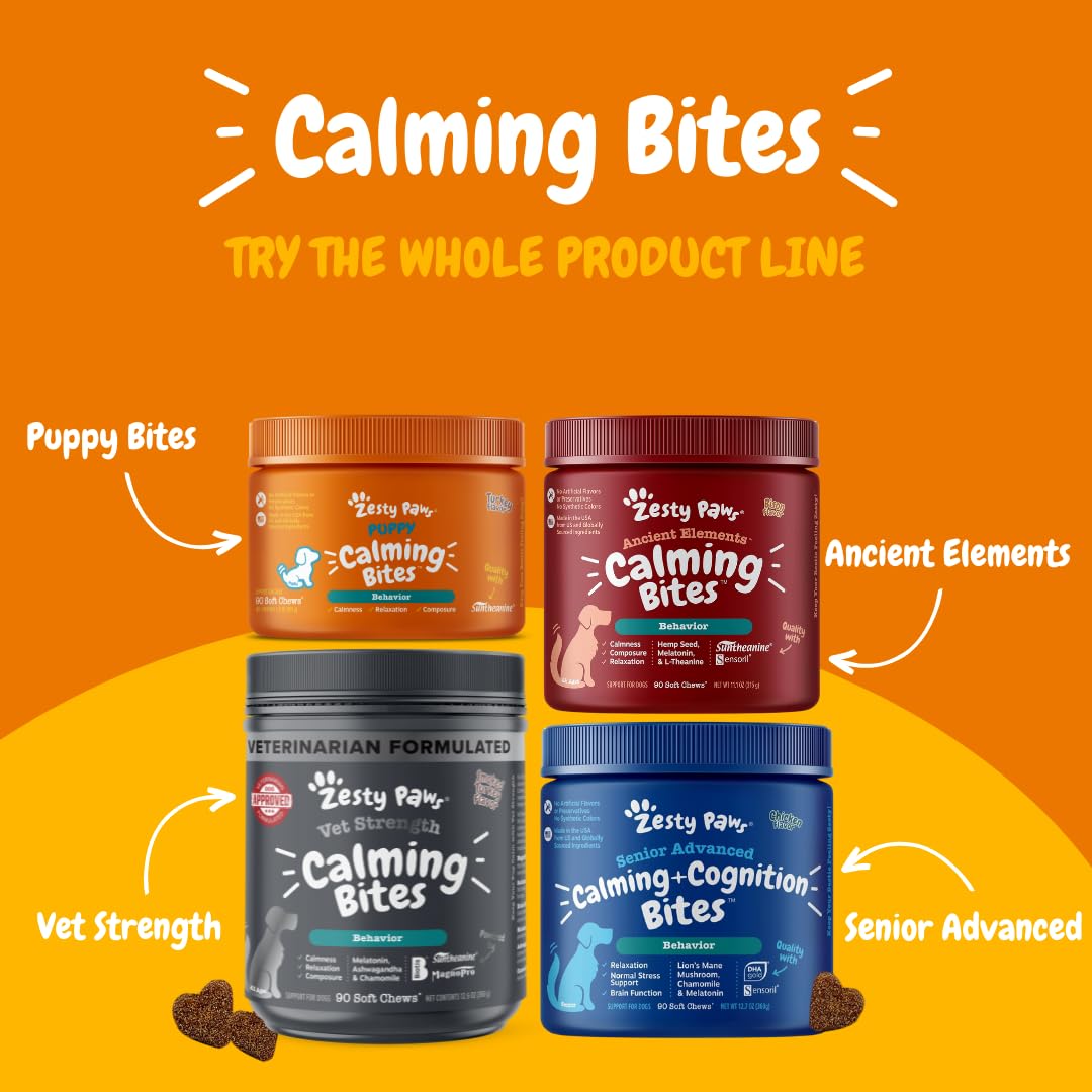 Foto 6 pulgar | Complementa Zesty Paws Senior Advanced Calming & Cognition - Venta Internacional.