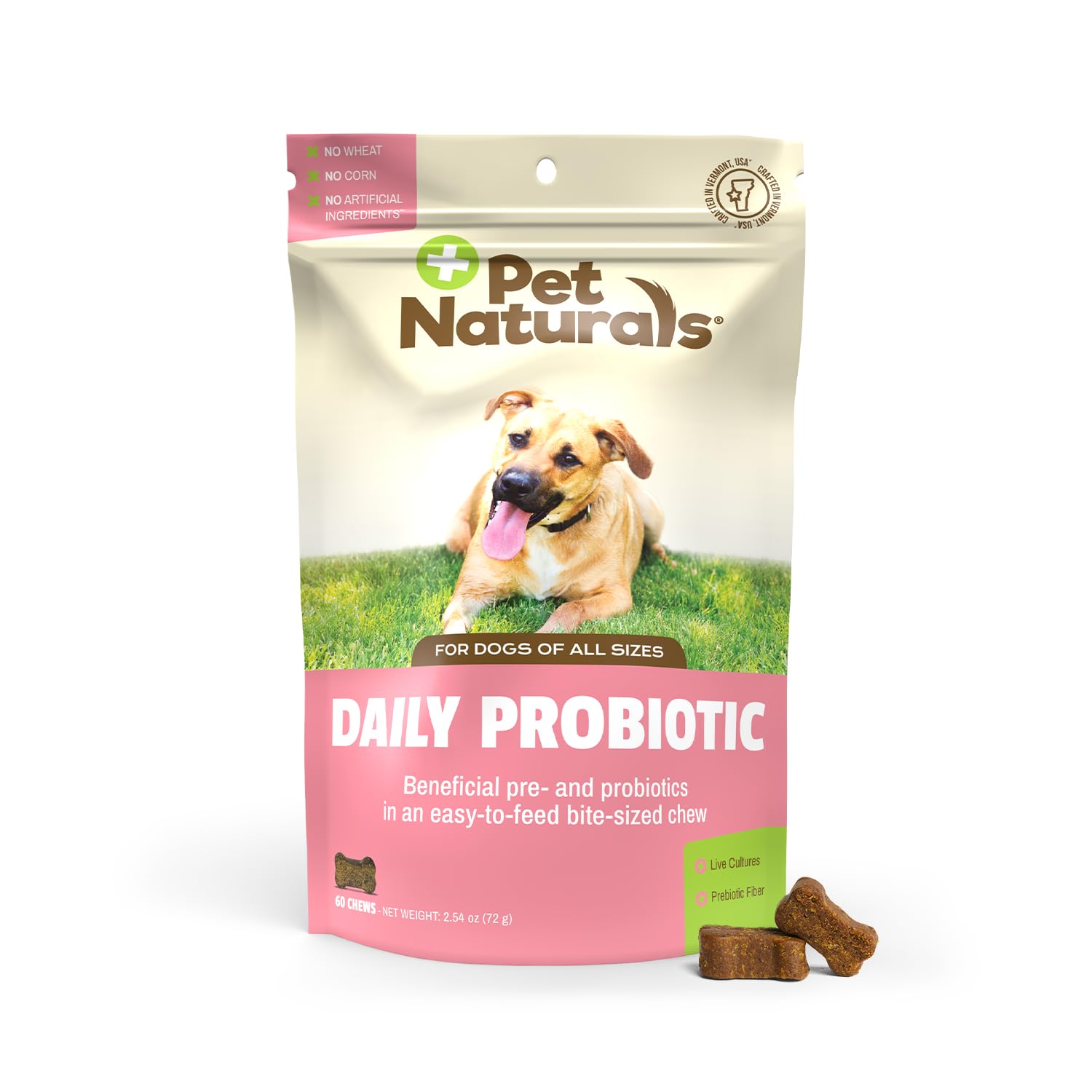 Foto 2 pulgar | Dog Probiotic Pet Naturals Daily 120 Ml Cfus 60 Masticables - Venta Internacional.