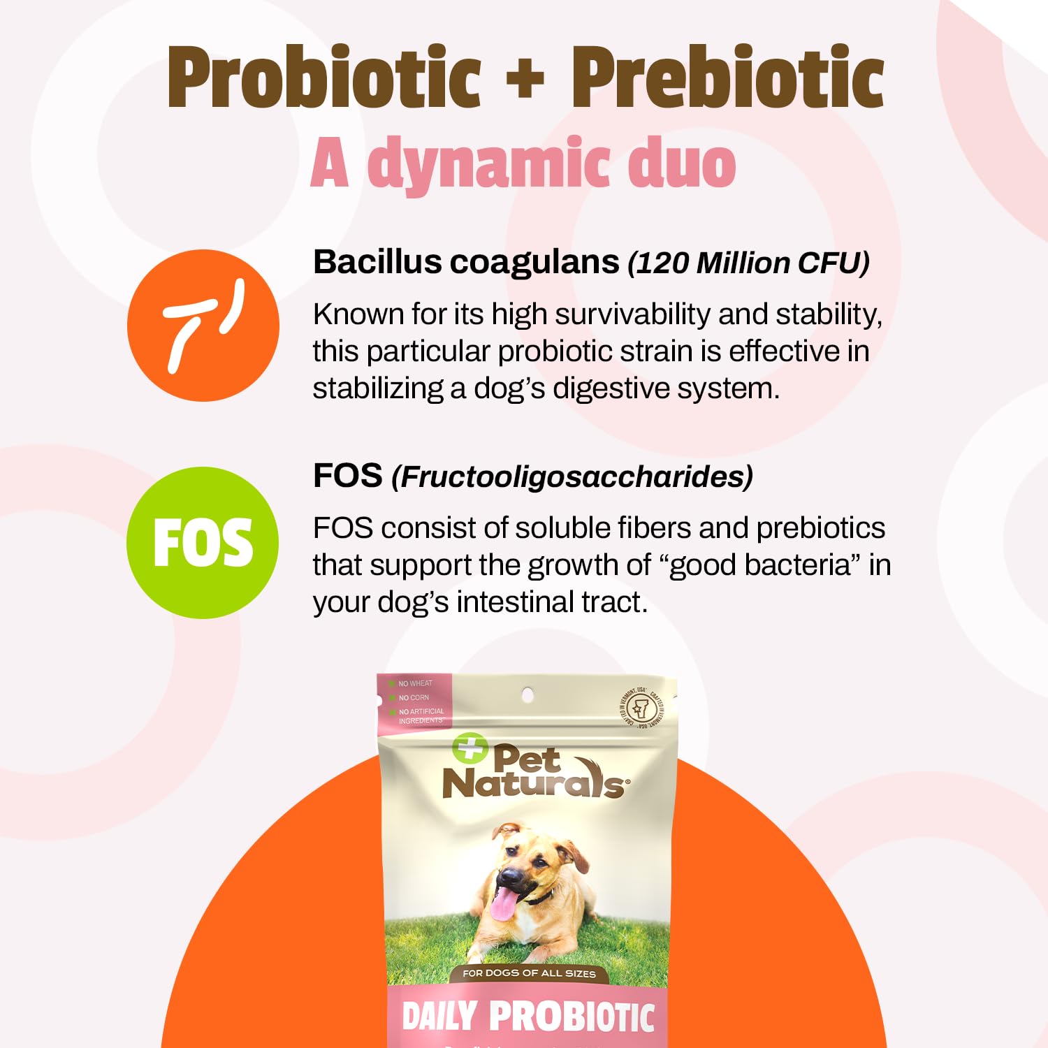 Foto 5 pulgar | Dog Probiotic Pet Naturals Daily 120 Ml Cfus 60 Masticables - Venta Internacional.