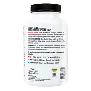 Foto 2 | Suplementos Nutri-vet Advanced Strength Hip & Joint Dog - Venta Internacional.