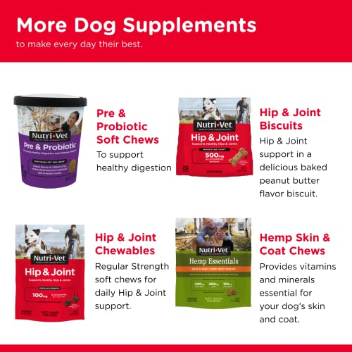 Foto 8 pulgar | Suplementos Nutri-vet Advanced Strength Hip & Joint Dog - Venta Internacional.