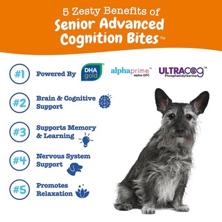 Foto 2 | Suplemento Zesty Paws Advanced Cognition Para Perros Mayores, 90 Unidades - Venta Internacional.