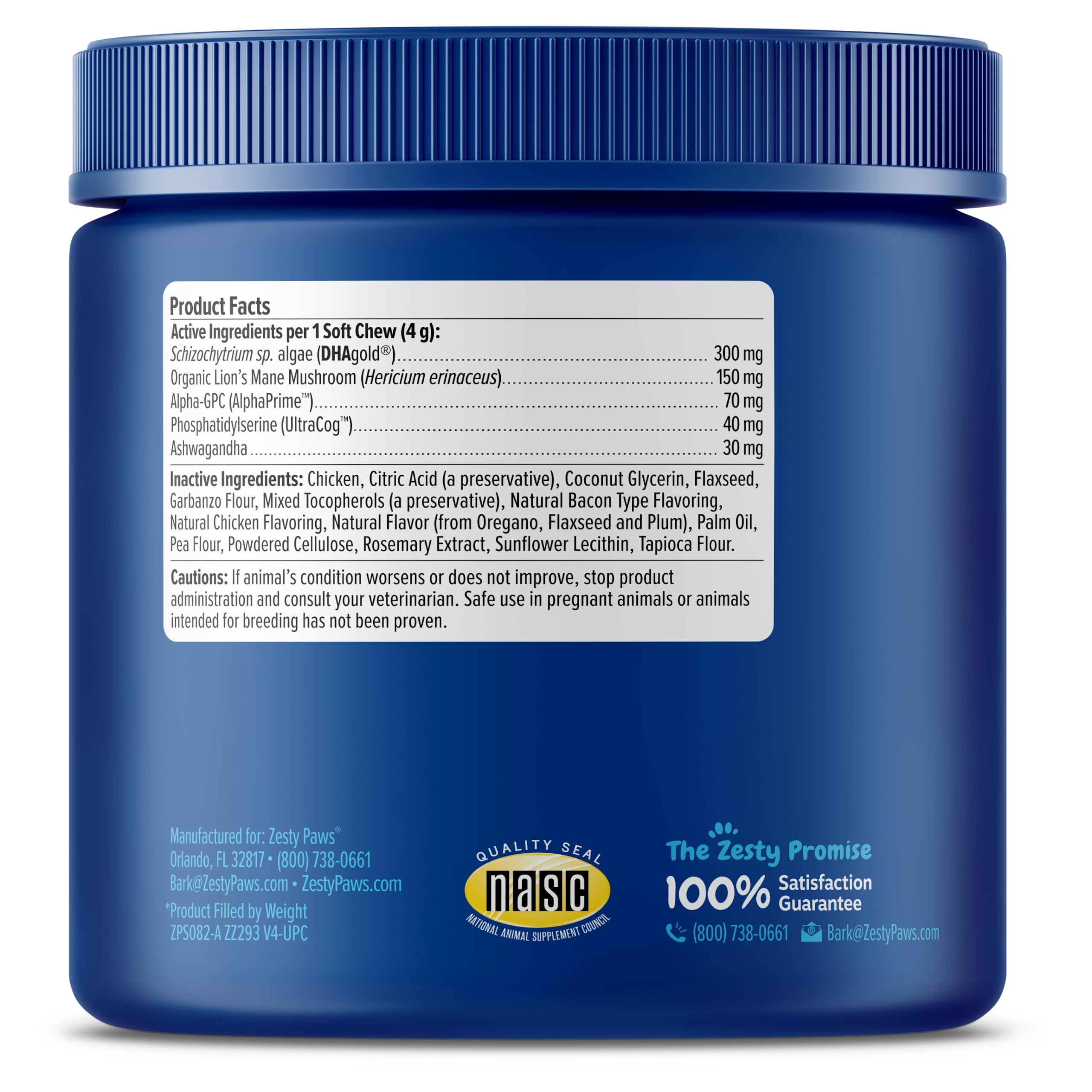 Foto 5 | Suplemento Zesty Paws Advanced Cognition Para Perros Mayores, 90 Unidades - Venta Internacional.