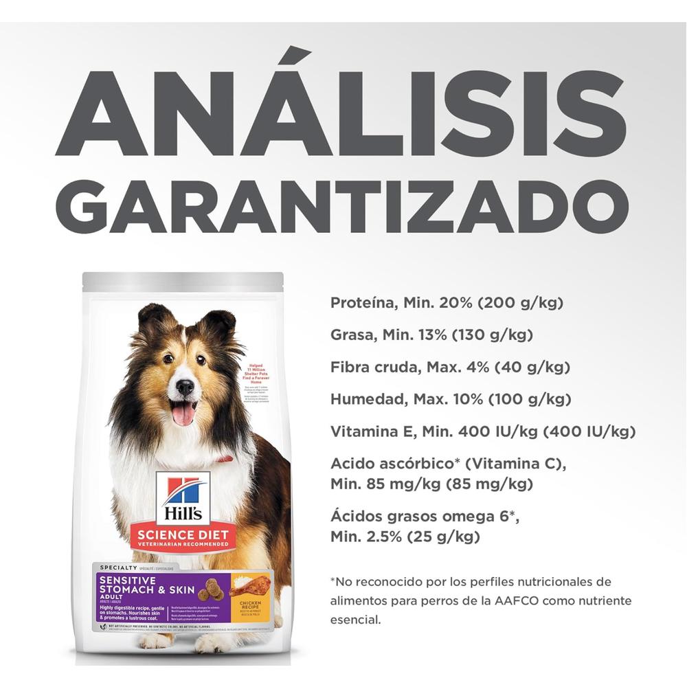 Foto 4 pulgar | Hill's Canino Sensitive Stomach & Skin 7 Kg 1 Unid X Caja Sellado, Original