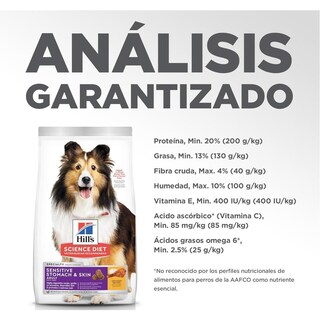 Foto 3 | Hill's Canino Sensitive Stomach & Skin 7 Kg 1 Unid X Caja Sellado, Original