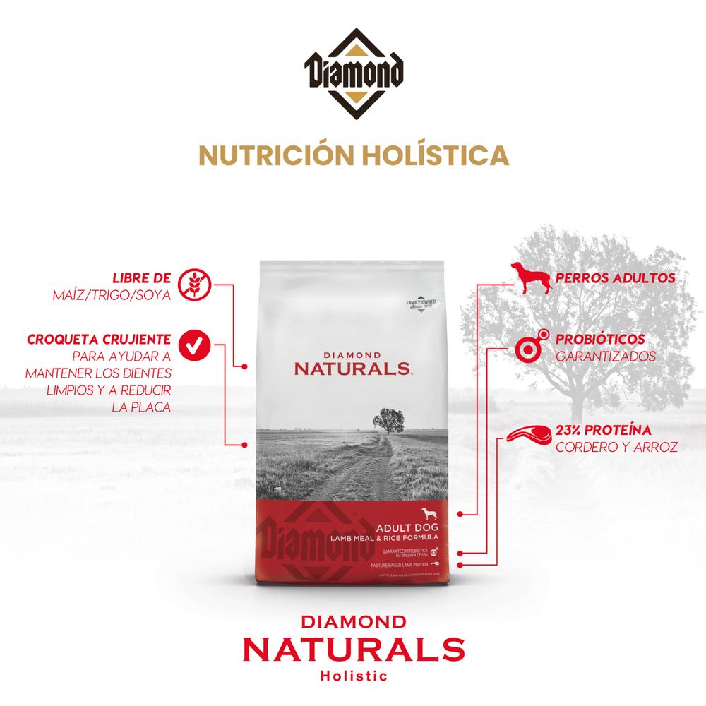 Foto 5 pulgar | Diamondnaturals Lamb Meal & Rice Formula18.14 Kg